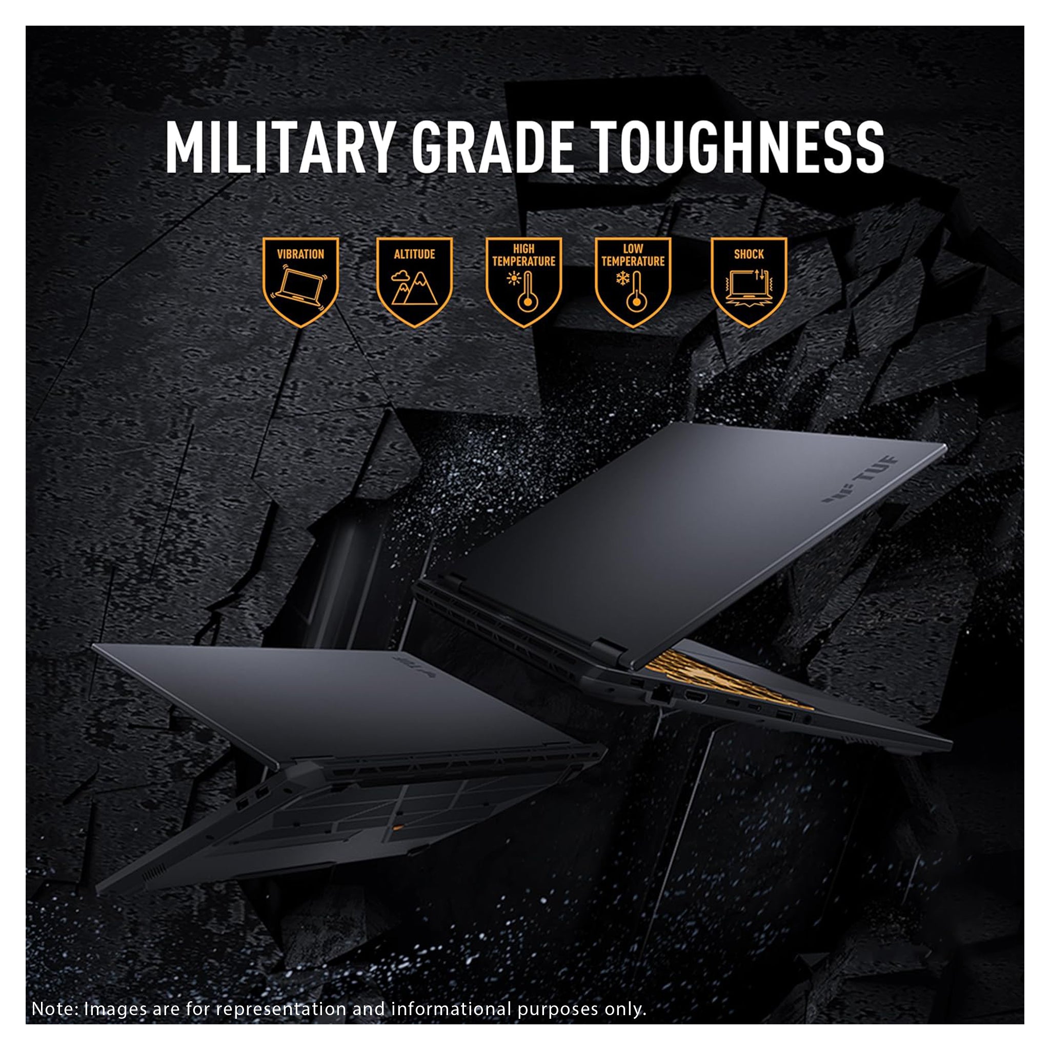 Asus TUF Gaming F16 Laptop, Core i7 - 14650HX, 16" WUXGA, RTX 5050, Traix MousePad