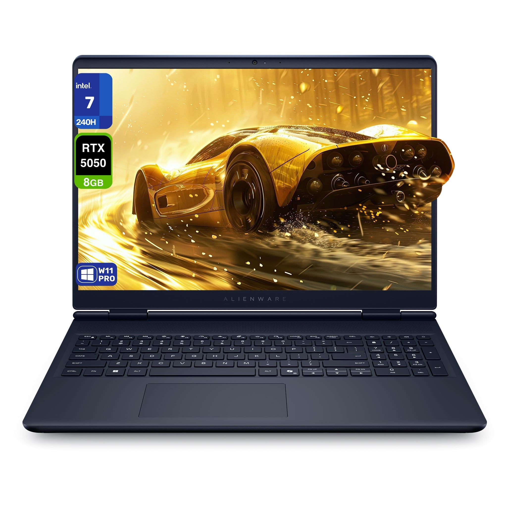 Alienware 16 Aurora Gaming Laptop – Core 7 240H, RTX 5050, 16" WQXGA 120Hz - Hubitx