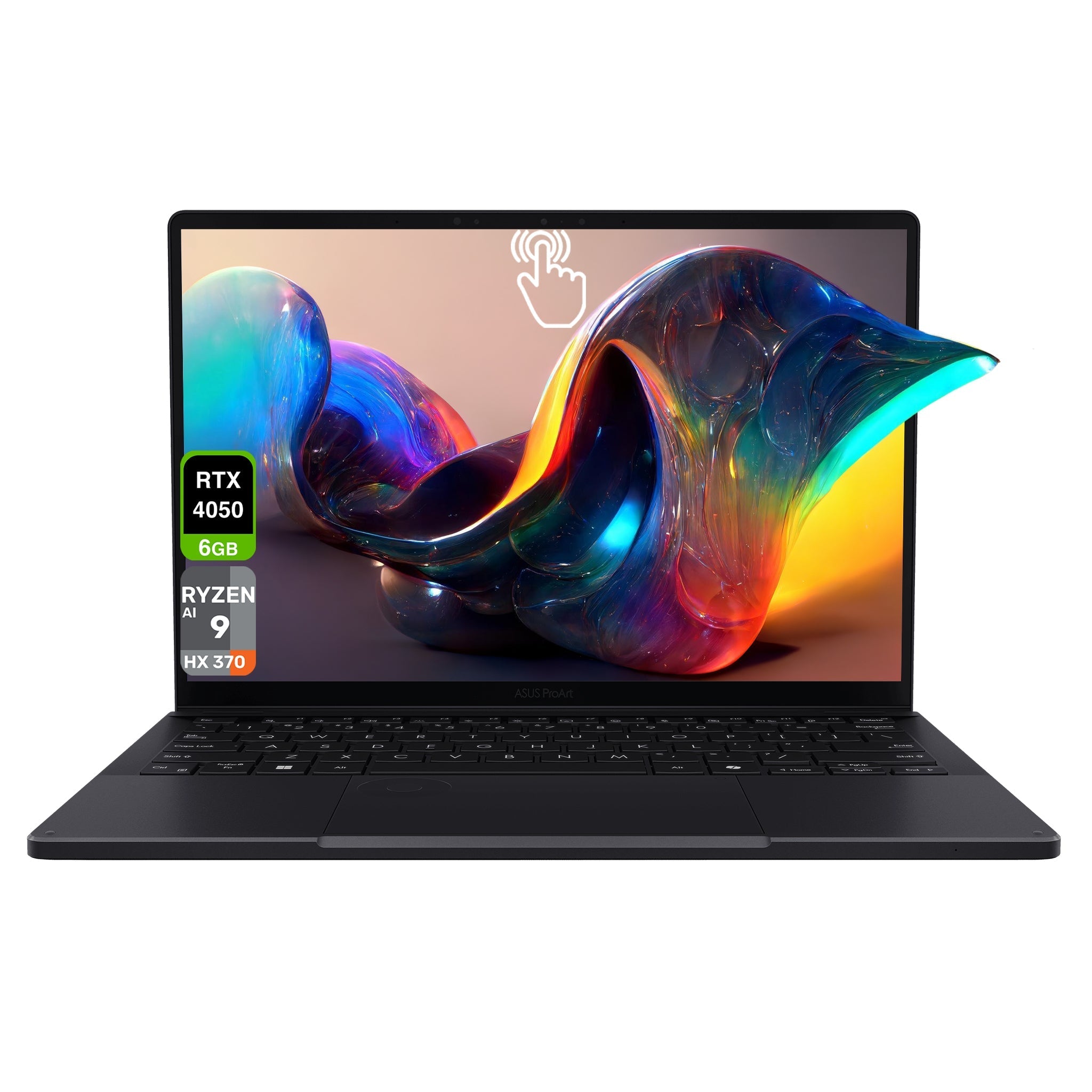 Asus ProArt PX13 Copilot+ Laptop, Ryzen AI 9 HX - 370, 13.3'' 3K (2880x1800) OLED Touchscreen, RTX 4050, Backlit Keyboard - Hubitx