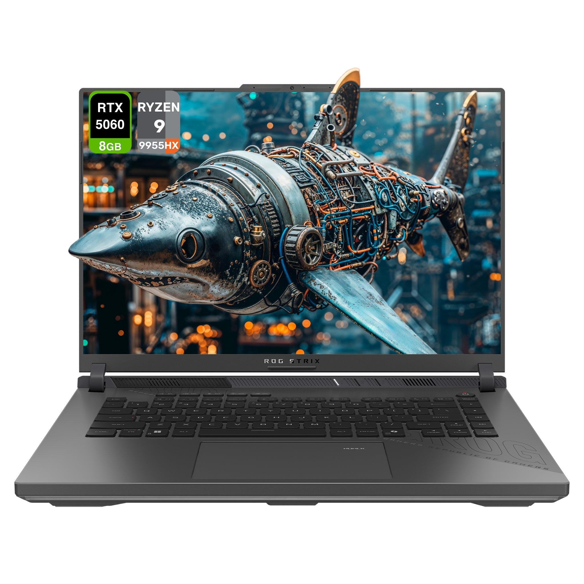 ASUS ROG Strix G16 Gaming Laptop – Ryzen 9 9955HX, RTX 5060, 16" 165Hz (Used - Good) - Hubitx