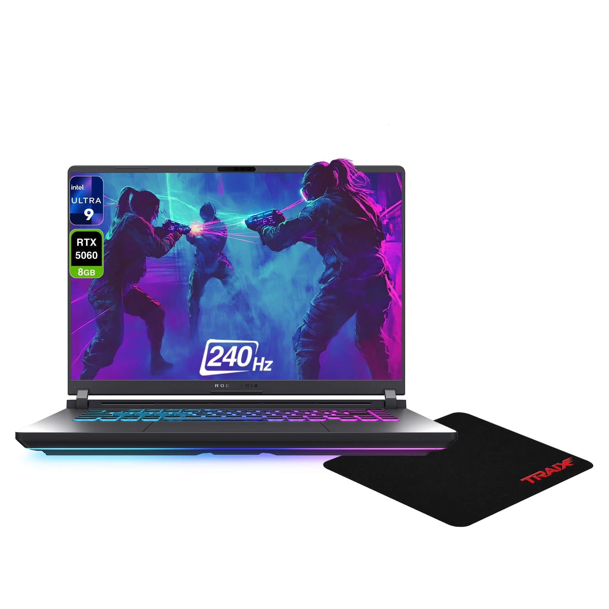 ASUS ROG Strix G16 Gaming Laptop, Ultra 9 - 275HX, 16" 2.5K 240Hz, RTX 5060 + Traix Mousepad - Hubitx