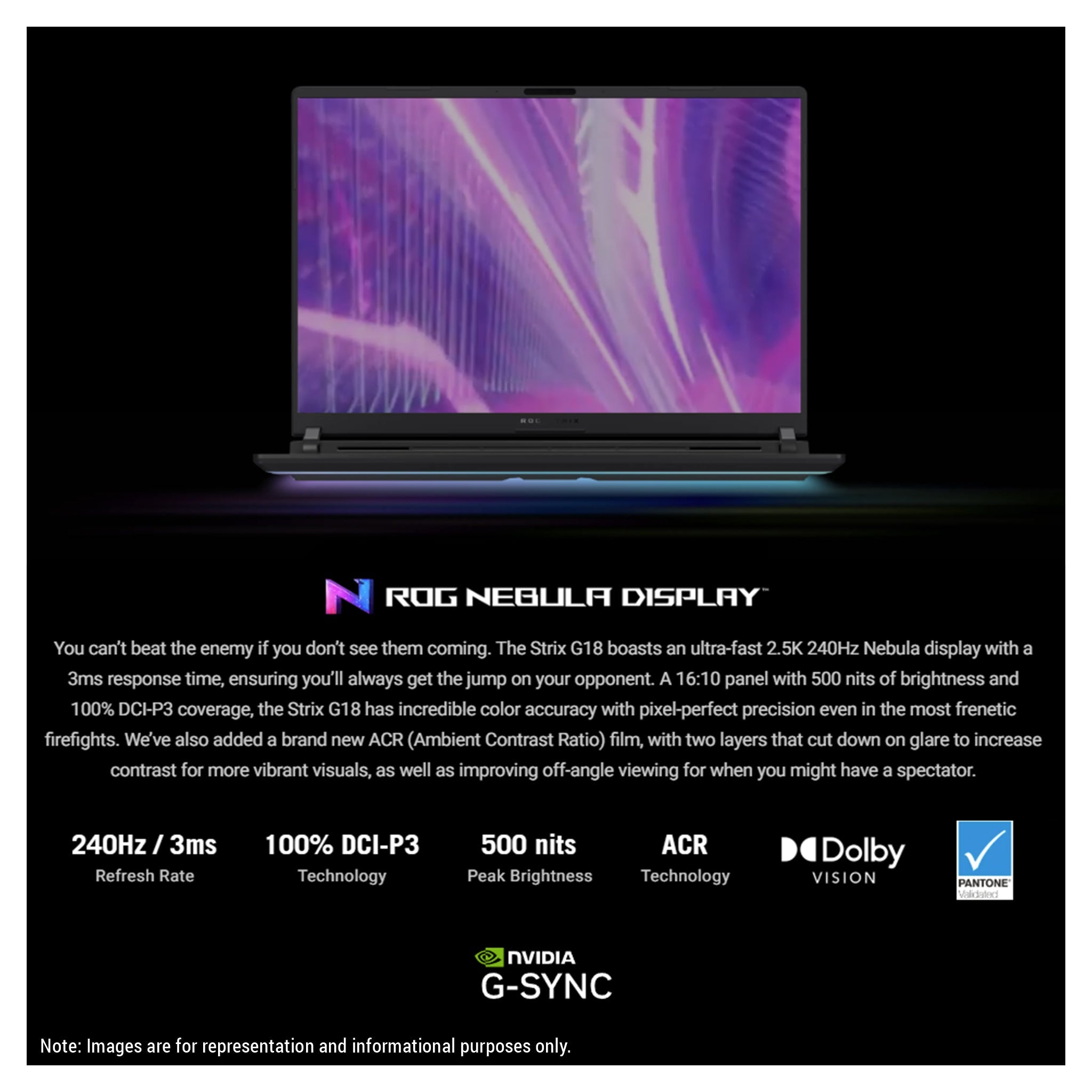 ASUS ROG Strix G18 Gaming Laptop, Ultra 9 - 275HX, 18" 2.5K (2560x1600), RTX 5060 - Hubitx