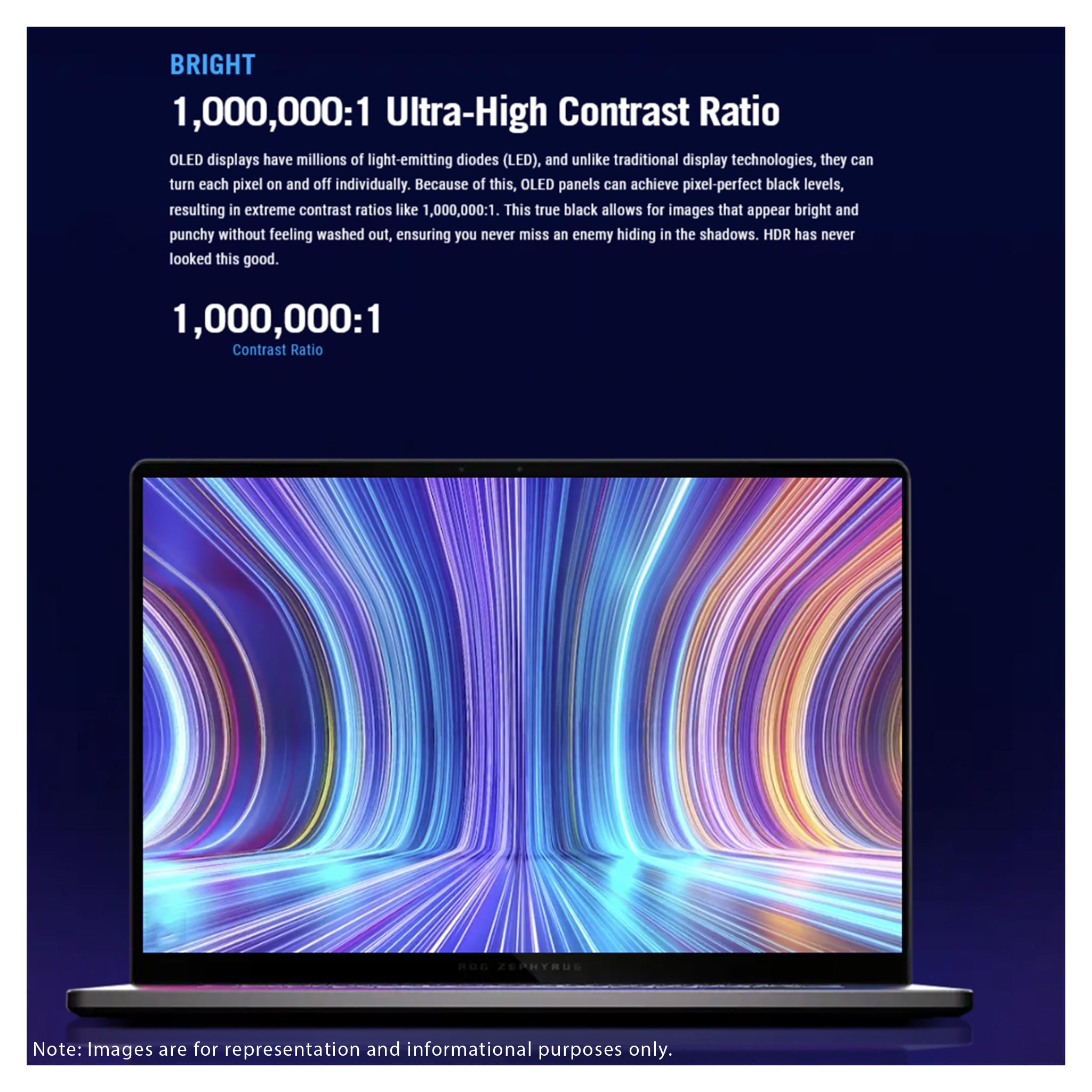 Asus ROG Zephyrus G16 Gaming Laptop, Ultra 9 285H, 16" 2.5K 240Hz, RTX 5070 +Traix MousePad - Hubitx