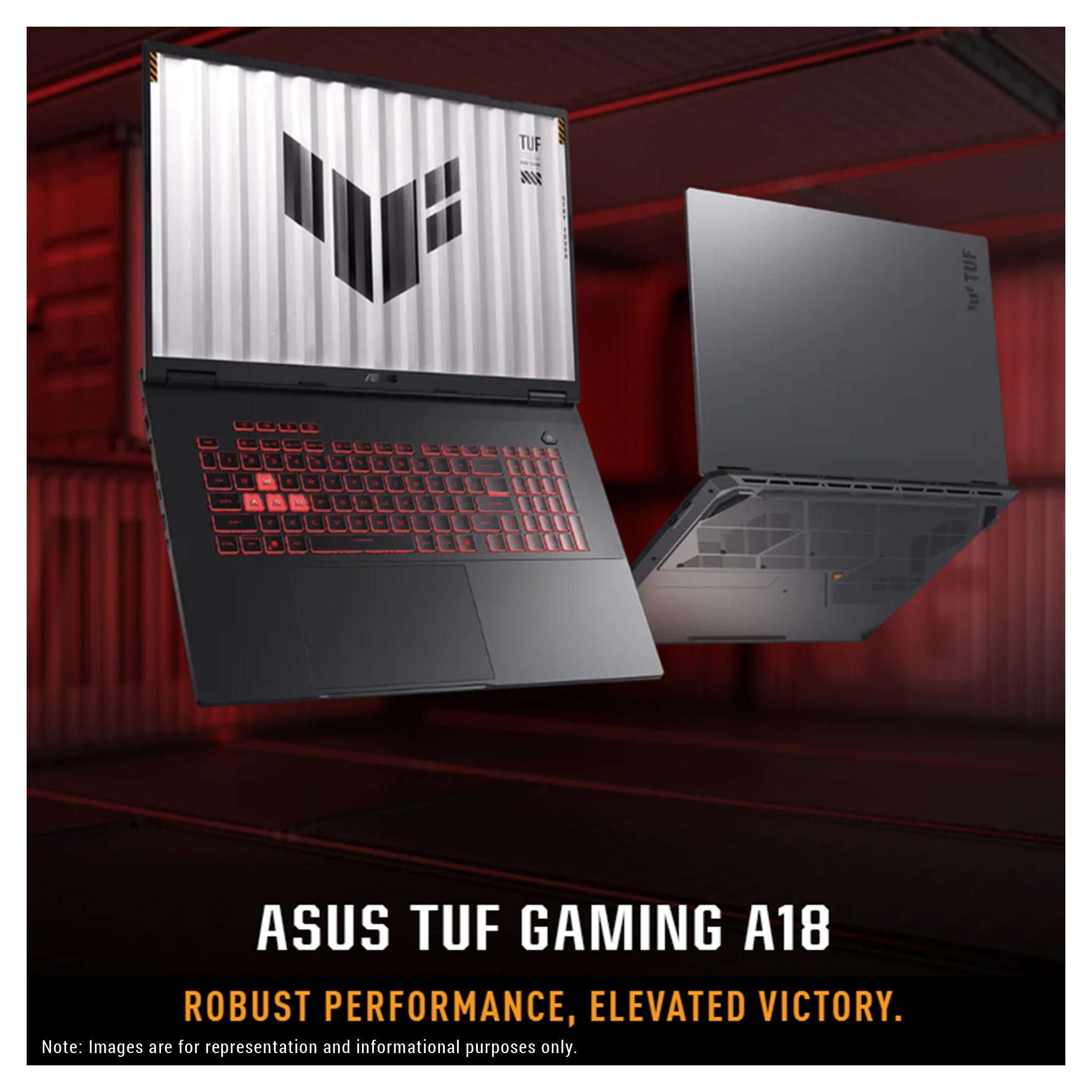 ASUS TUF A18 Gaming Laptop – Ryzen 7 260, RTX 5070, 18" 2.5K 240Hz, (Used - Like New) - Hubitx