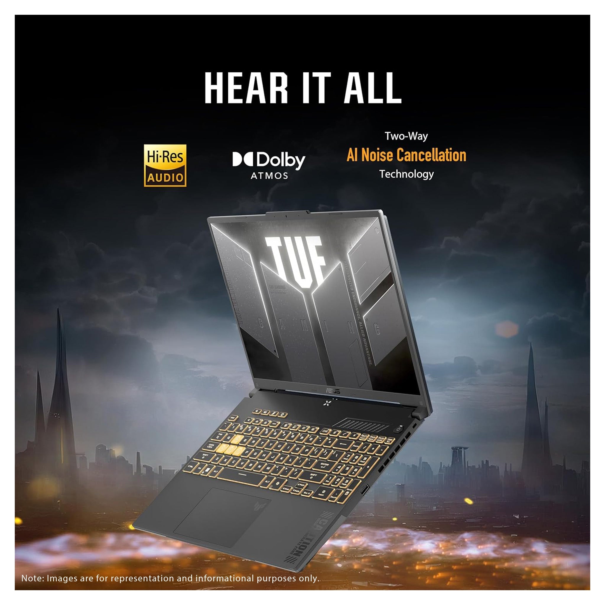 ASUS TUF F16 Gaming Laptop – Core 5 210H, RTX 4050, 16" FHD+ 144Hz - Hubitx
