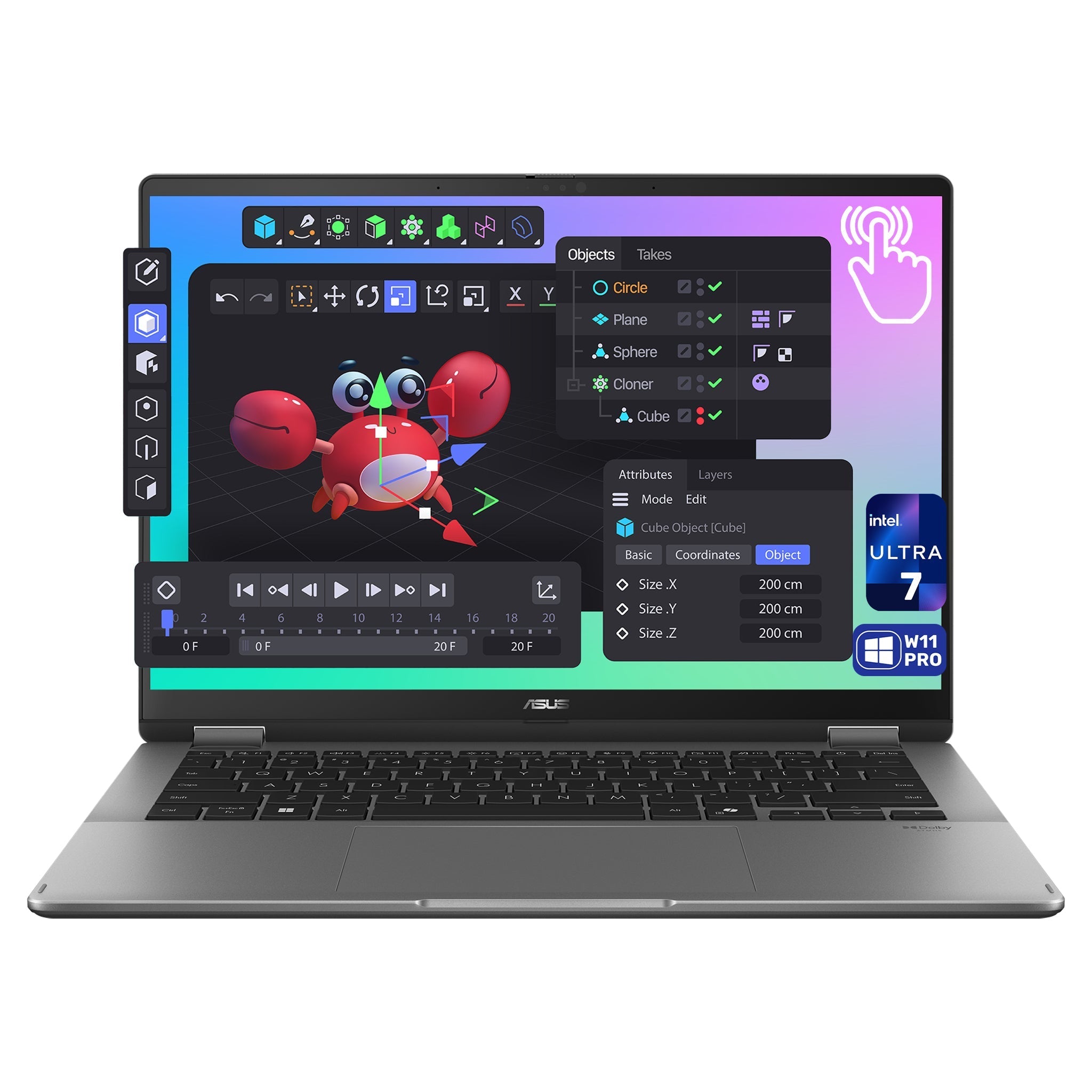 ASUS Vivobook Flip Copilot+ Laptop – Ultra 7 256V, 14" WUXGA OLED Touchscreen, Intel Arc Graphics - Hubitx