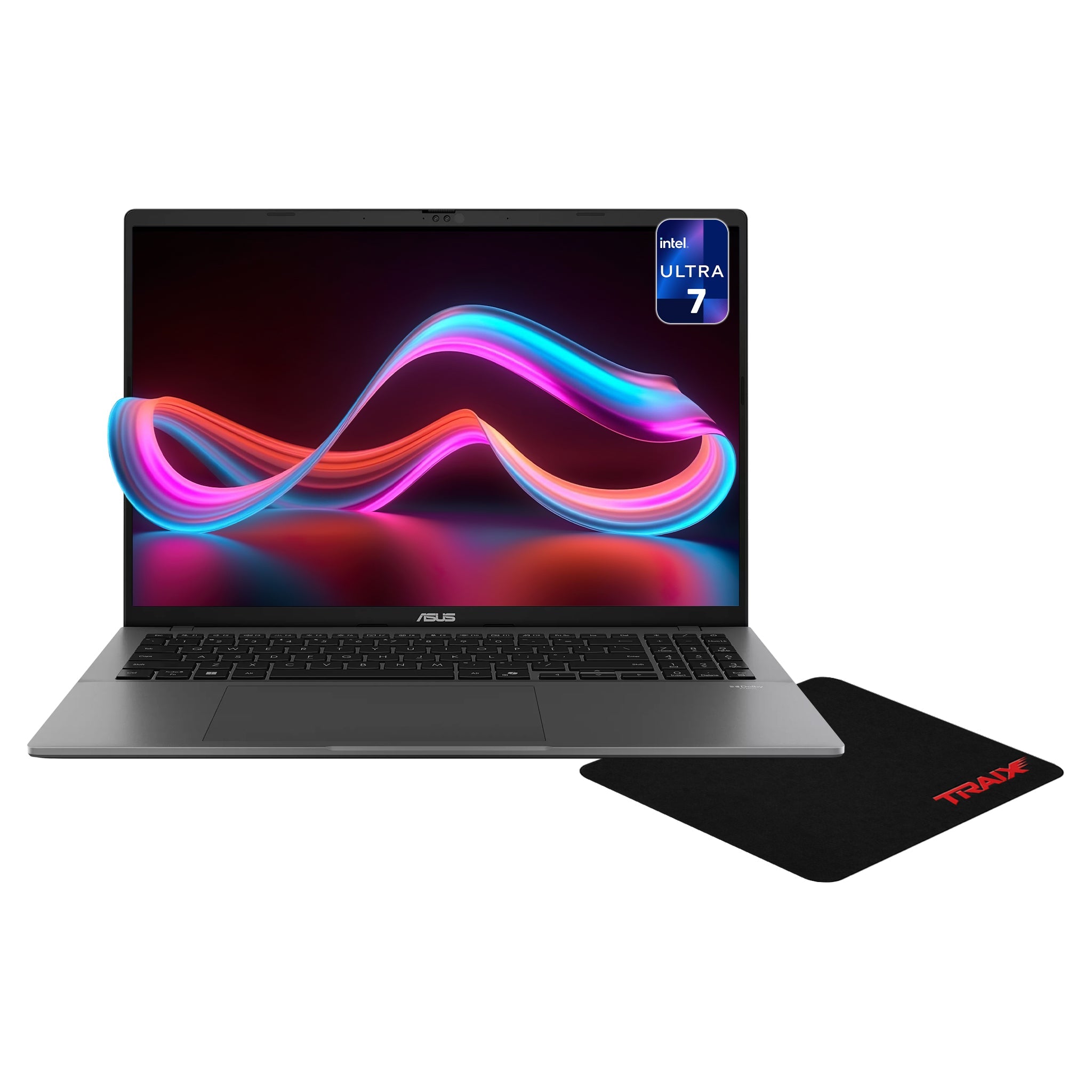 Asus Vivobook S16 Laptop, Ultra 7-355, 16" WUXGA Graphics, + Traix MousePad - Hubitx