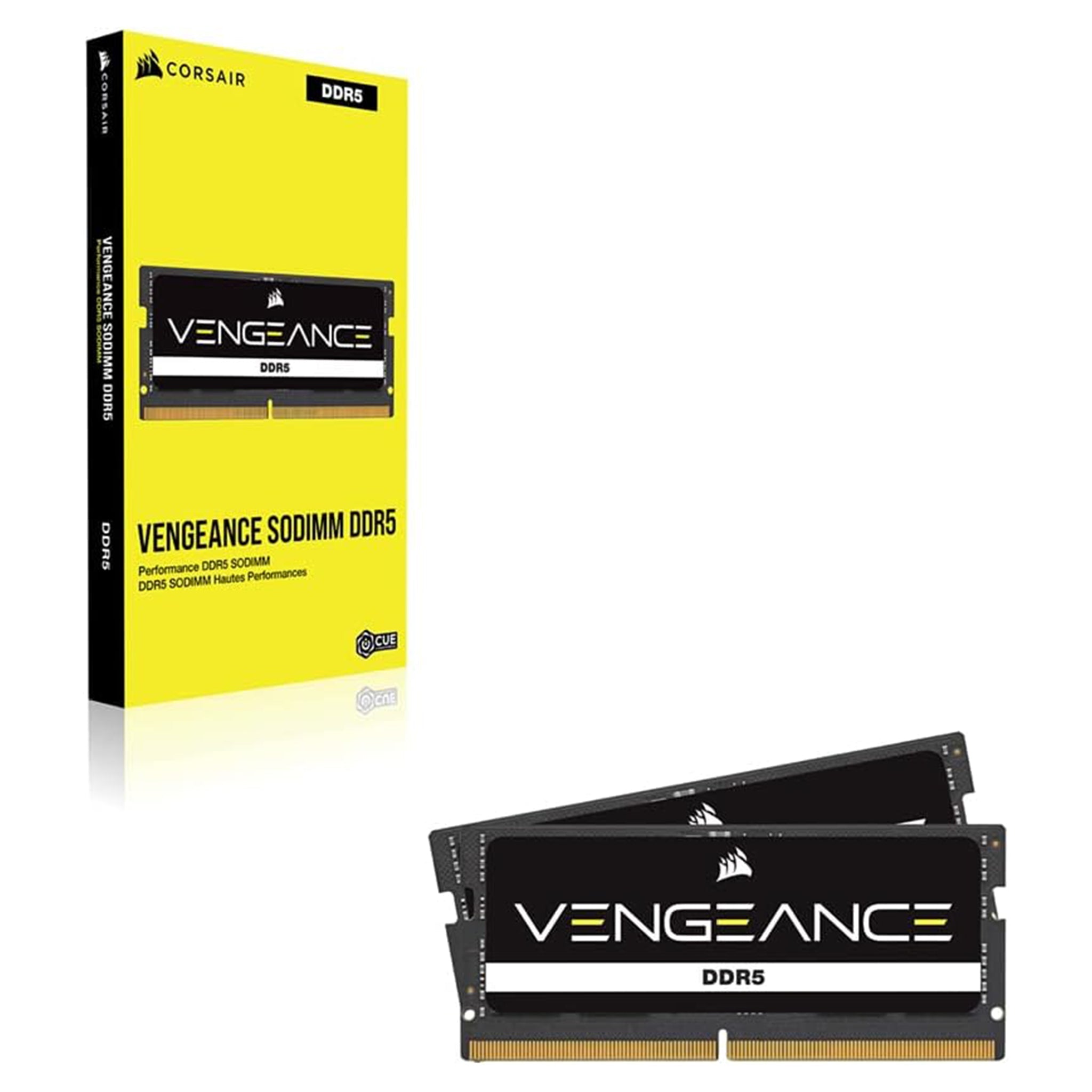 CORSAIR Vengeance SODIMM DDR5 RAM 96GB (2x48GB) 5600MHz (CMSX96GX5M2A5600C48) - Hubitx