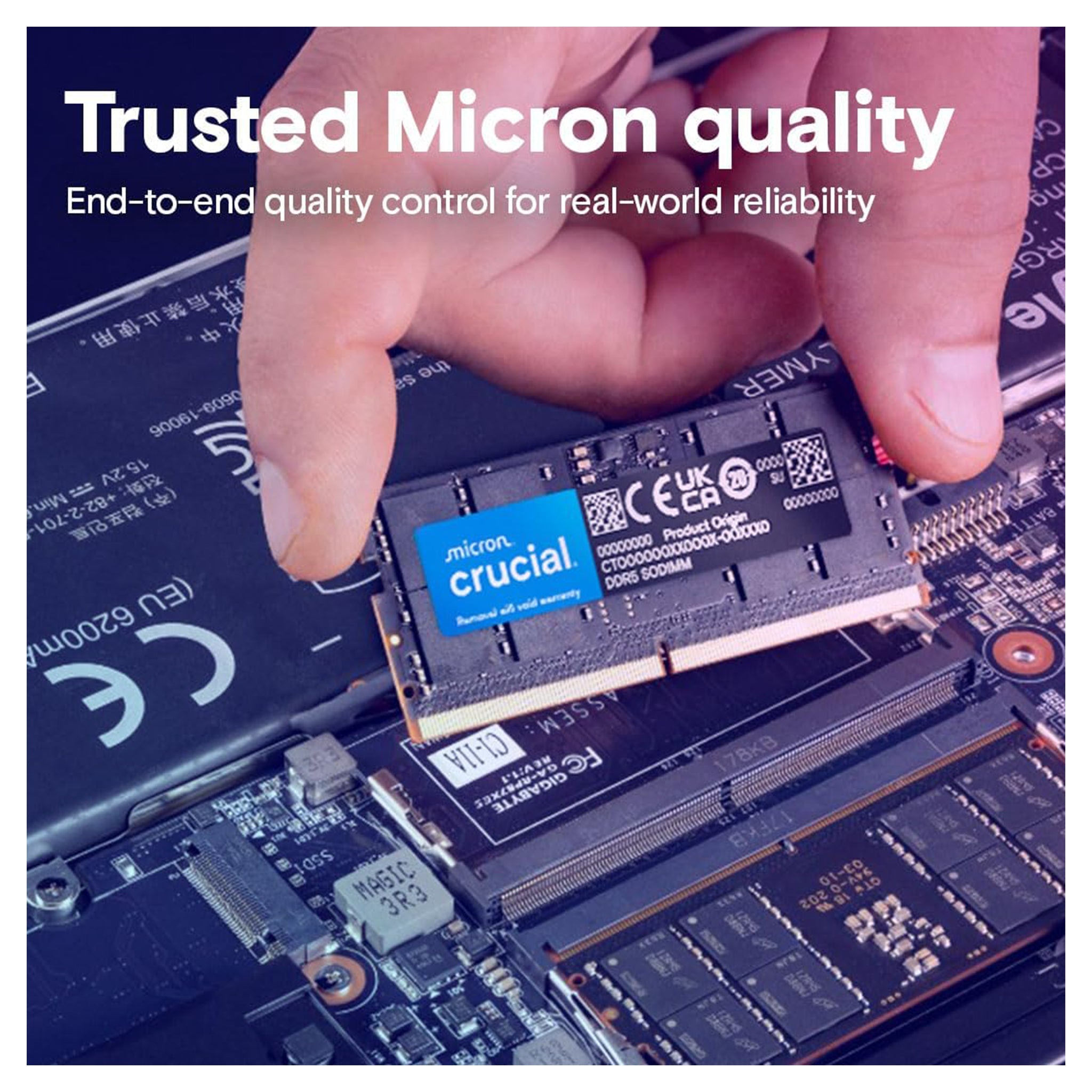 Crucial 32GB DDR5 RAM Kit (2x16GB) 5600MHz CT2K16G56C46S5 - Hubitx