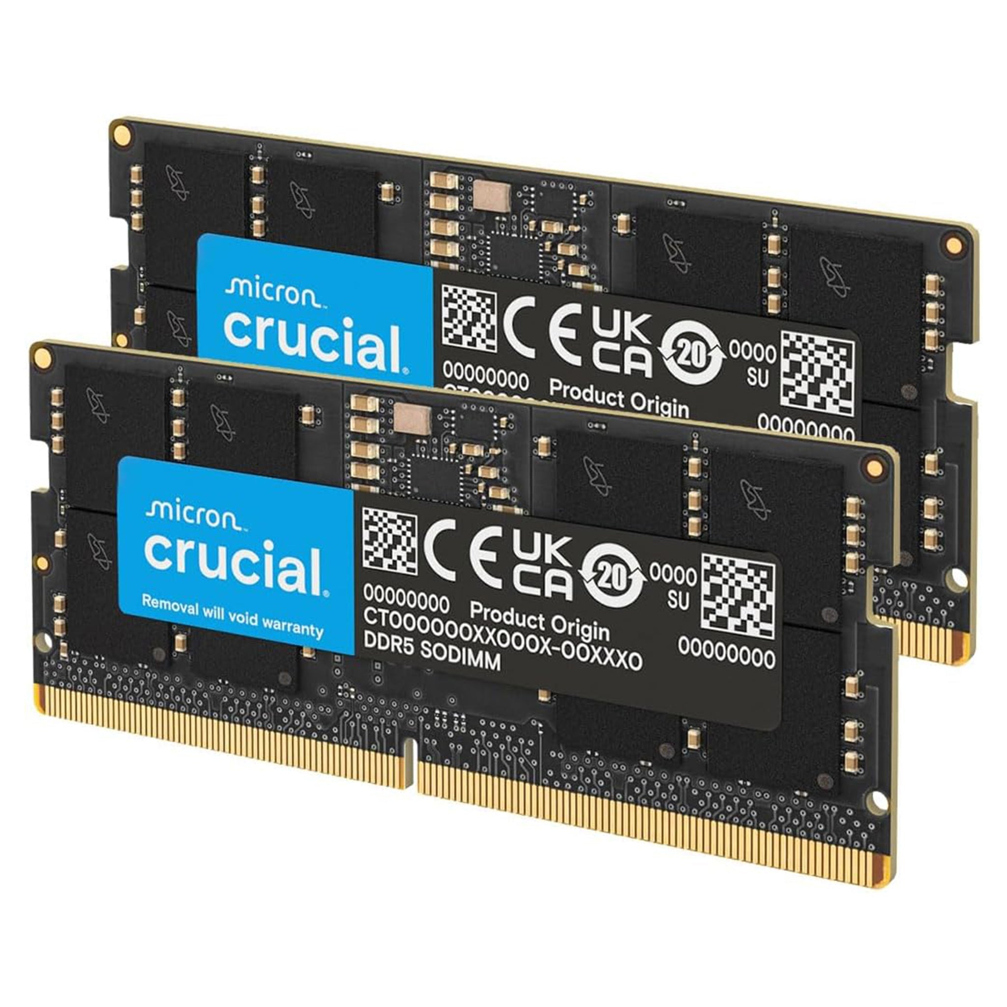 Crucial 32GB DDR5 RAM Kit (2x16GB) 5600MHz CT2K16G56C46S5 - Hubitx