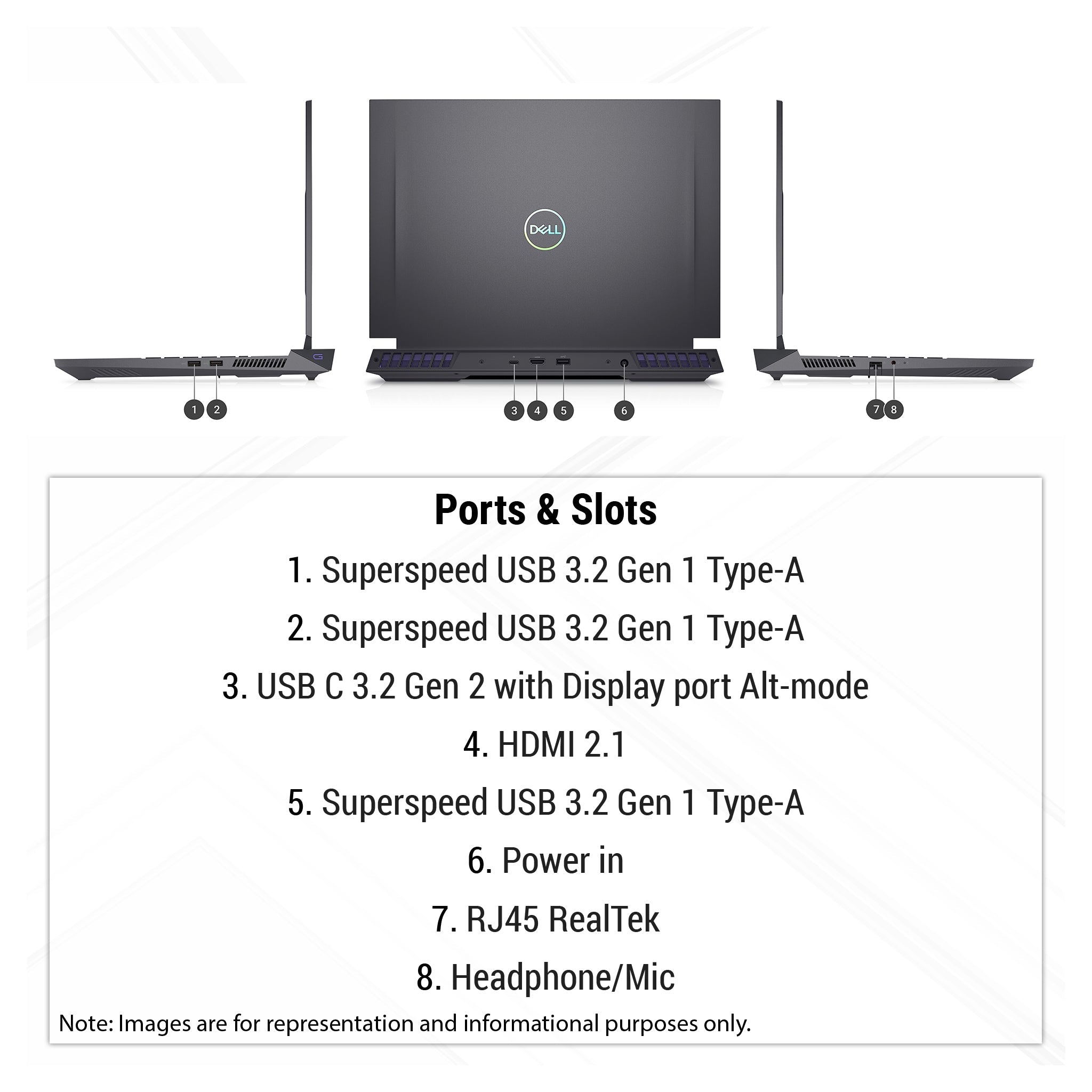 Dell G16 7630 Gaming Laptop – i9 - 13900HX, RTX 4070, 16" QHD+ 240Hz (Used - Good) - Hubitx