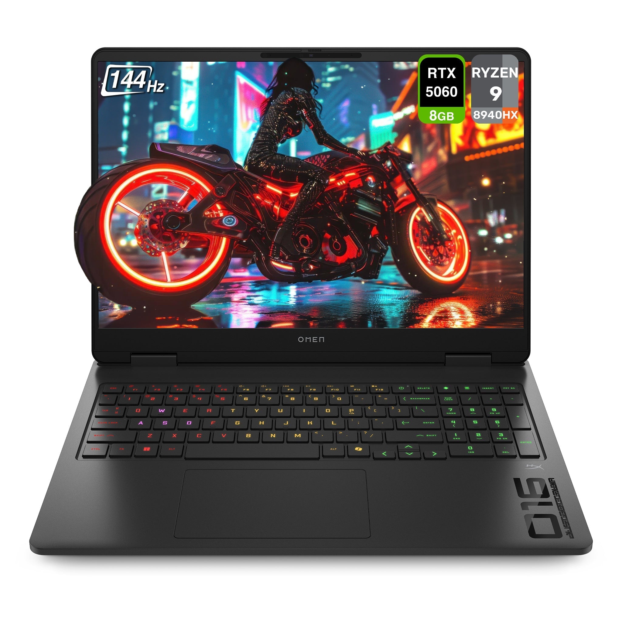 HP OMEN Gaming Laptop – Ryzen 9 8940HX, RTX 5060, 16" 2K 144Hz (Used - Like New) - Hubitx