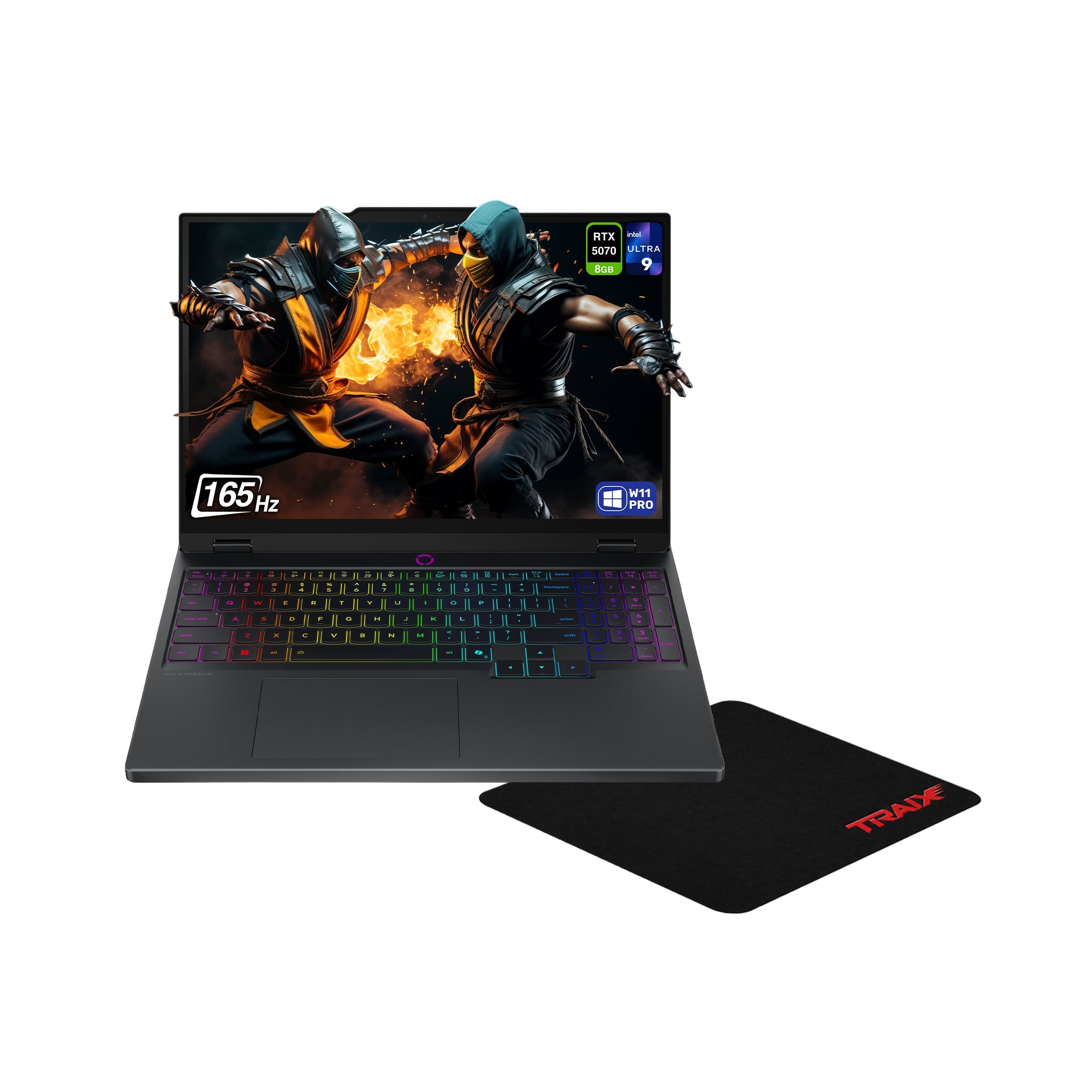 Lenovo Legion 5i Gaming Laptop, Ultra 9 - 275HX, 15.1" WQXGA 165Hz, RTX 5070 + Traix MousePad - Hubitx