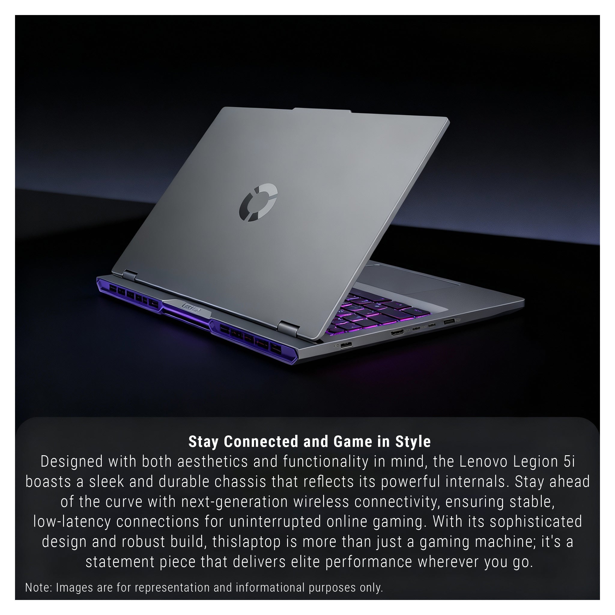 Lenovo Legion 5i Gaming Laptop, Ultra 9 - 275HX, 16" WQXGA (2560x1600), RTX 5060 - Hubitx