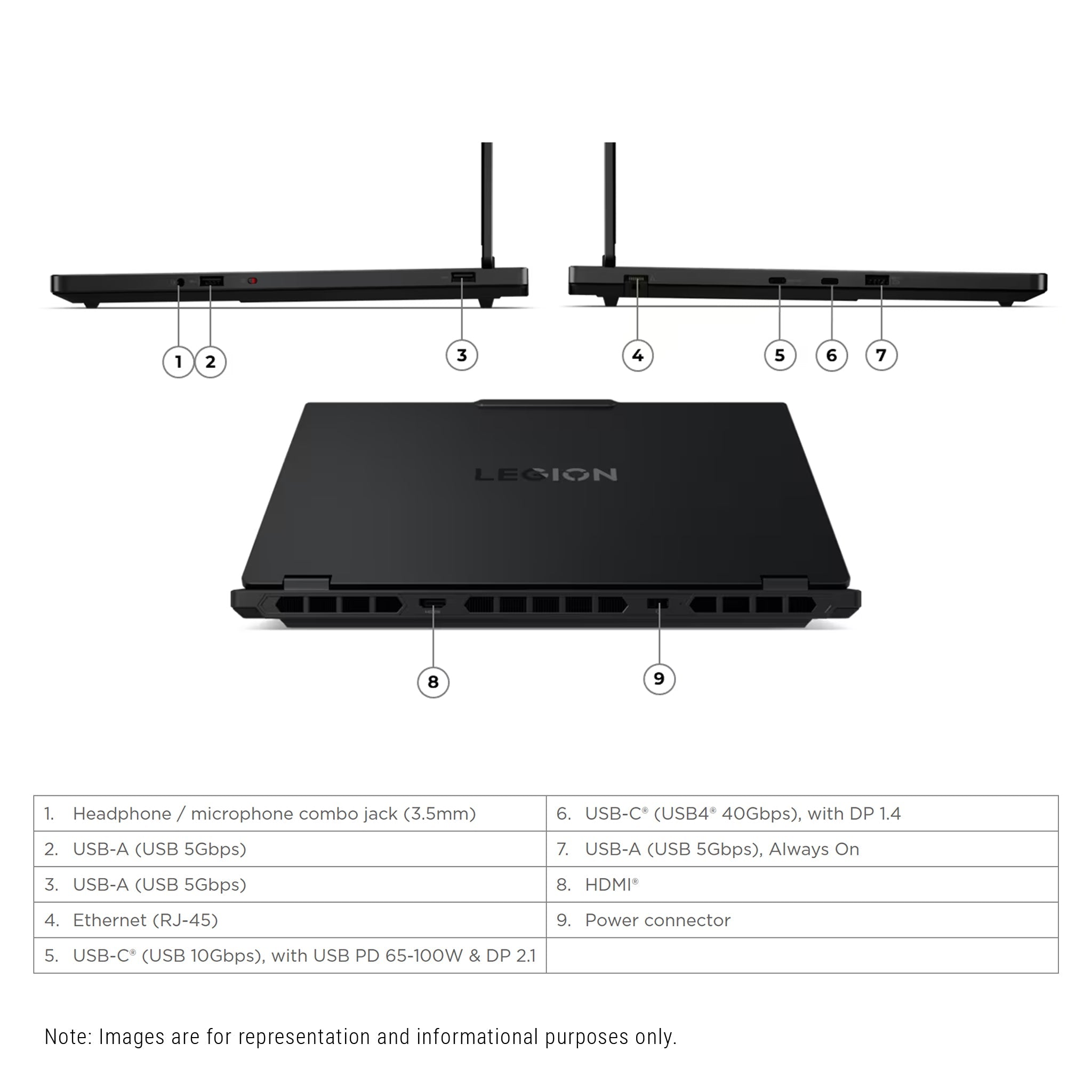 Lenovo Legion 5i Gen 10 Gaming Laptop, Ultra 7 - 255HX, 15.1" WQXGA, RTX 5070 (Used - Like New) - Hubitx