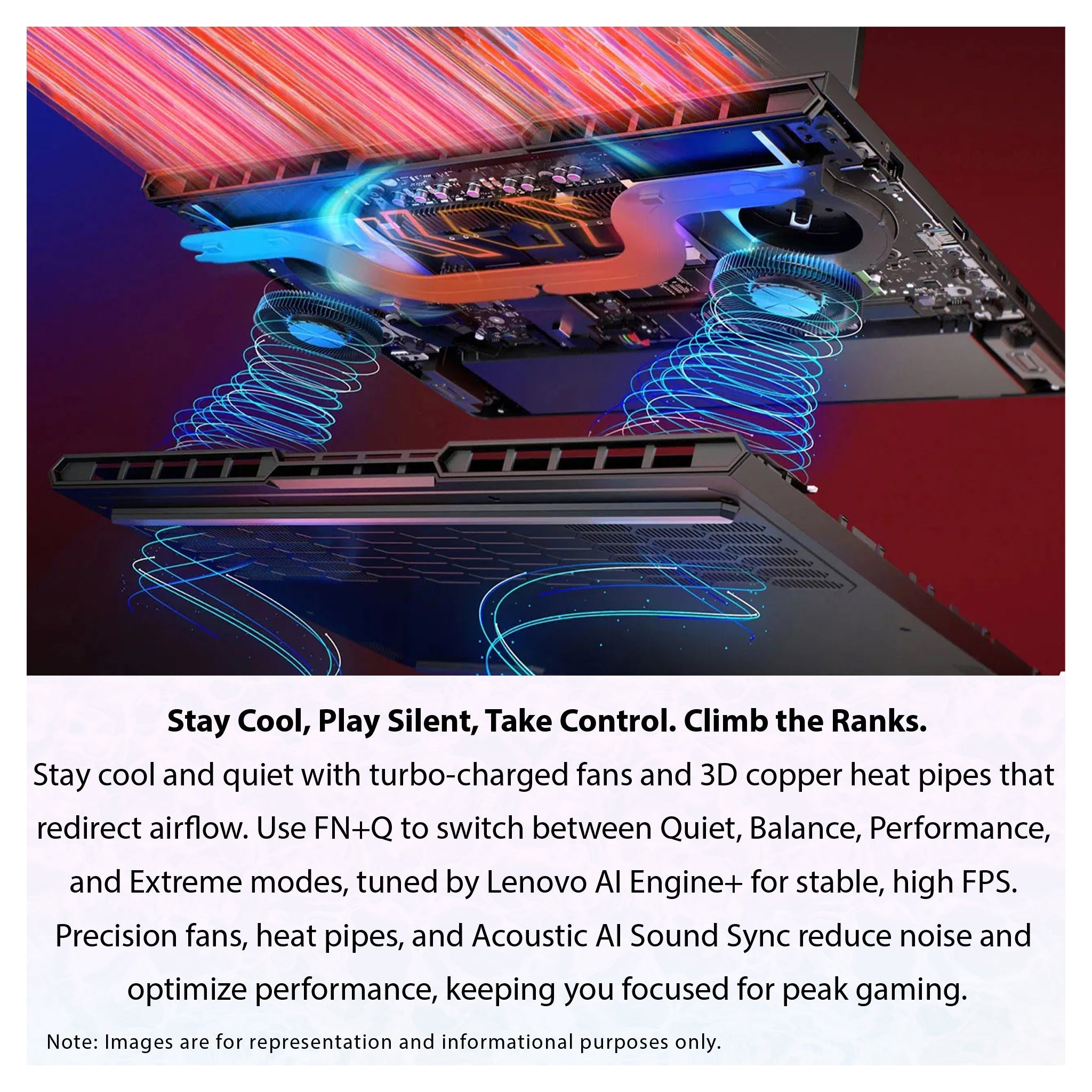 Lenovo Legion Pro 5 Gaming Laptop, Ryzen 9-9955HX, 16" WQXGA 165Hz, RTX 5070 + Traix MousePad - Hubitx