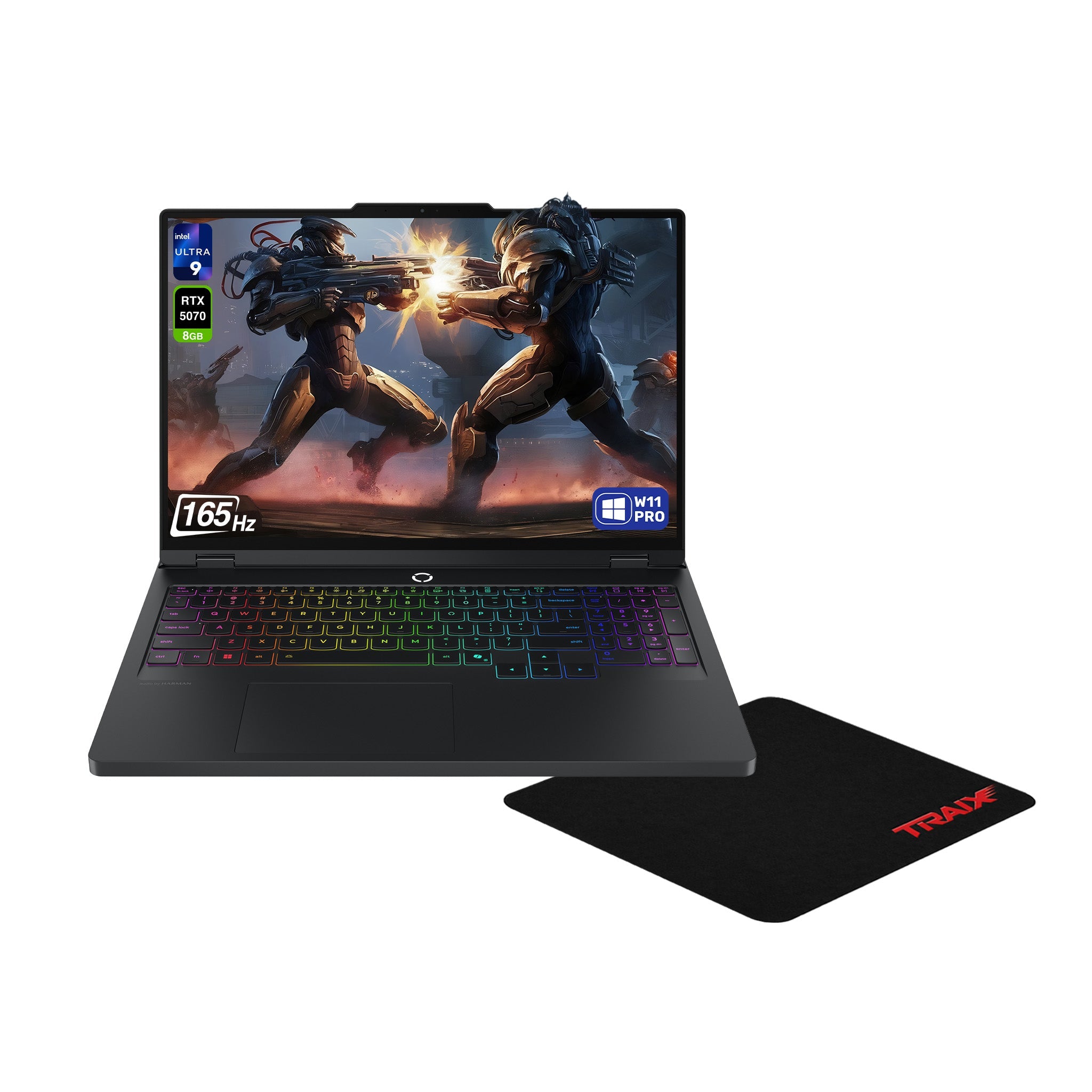 Lenovo Legion Pro 5i Gaming Laptop - Ultra 9 - 275HX, 16" 2.5K 165Hz, RTX 5070 + Traix Mousepad - Hubitx