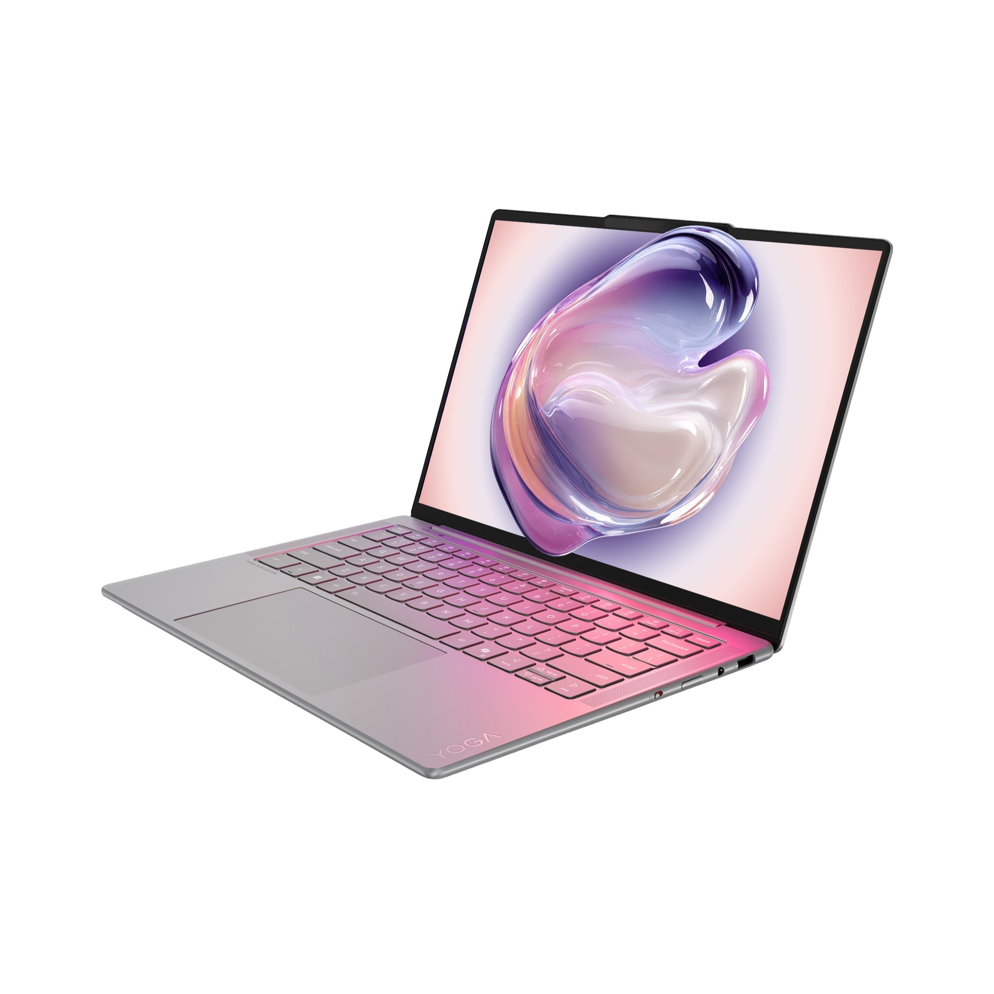 Lenovo Slim 7i Aura Edition Laptop, Ultra 7 - 256V, 14" WUXGA Touch, Grey+Traix Mousepad - Hubitx