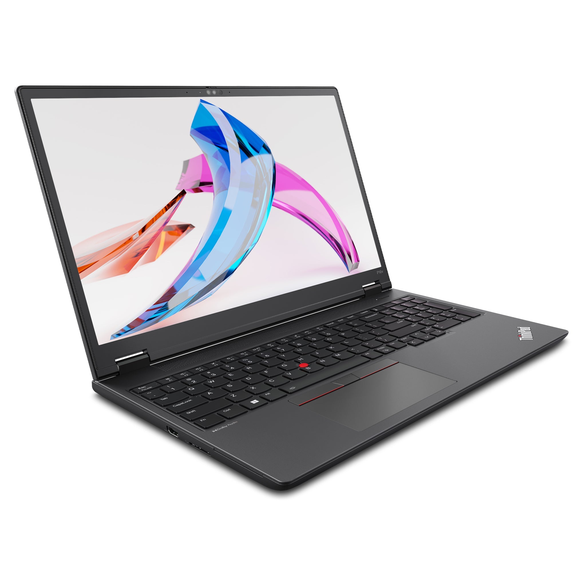 Lenovo ThinkPad P16v Gen 2 Mobile Workstation, Intel Ultra 7-155H, 16 GB DDR5 RAM, 512 GB PCIe SSD, 16" WUXGA (1920x1200), Nvidia RTX 1000 Ada, Backlit Keyboard, W11 Pro, Black + Traix MousePad - Hubitx