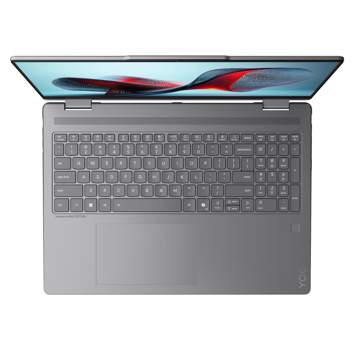 Lenovo Yoga 7i 2-in-1 Laptop, Ultra, 16" Graphics, Luna Grey + Traix Mousepad - Hubitx