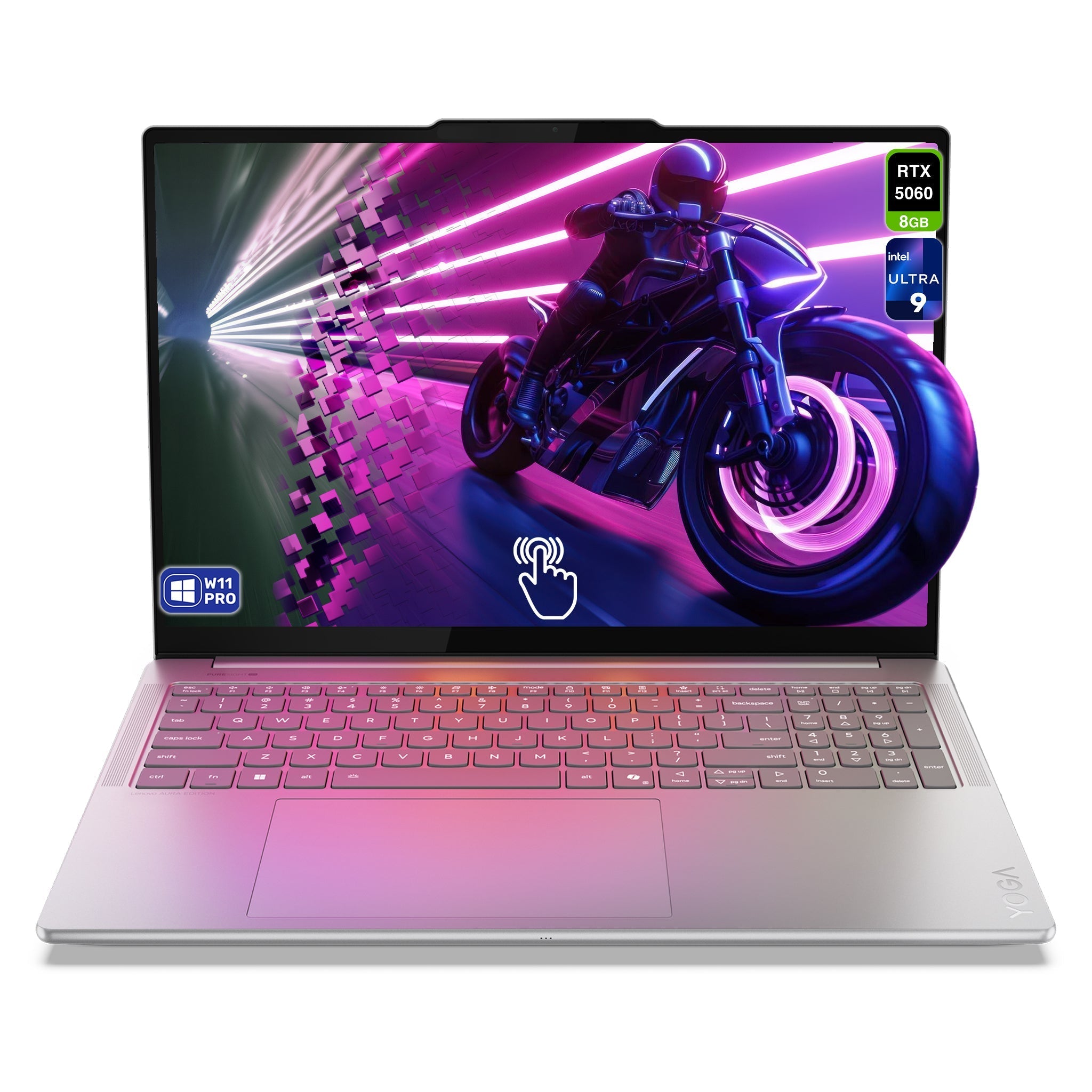 Lenovo Yoga Pro 9i Laptop, Ultra 9 - 285H, 16" 3.2K (3200x2000) OLED Touchscreen, RTX5060 - Hubitx