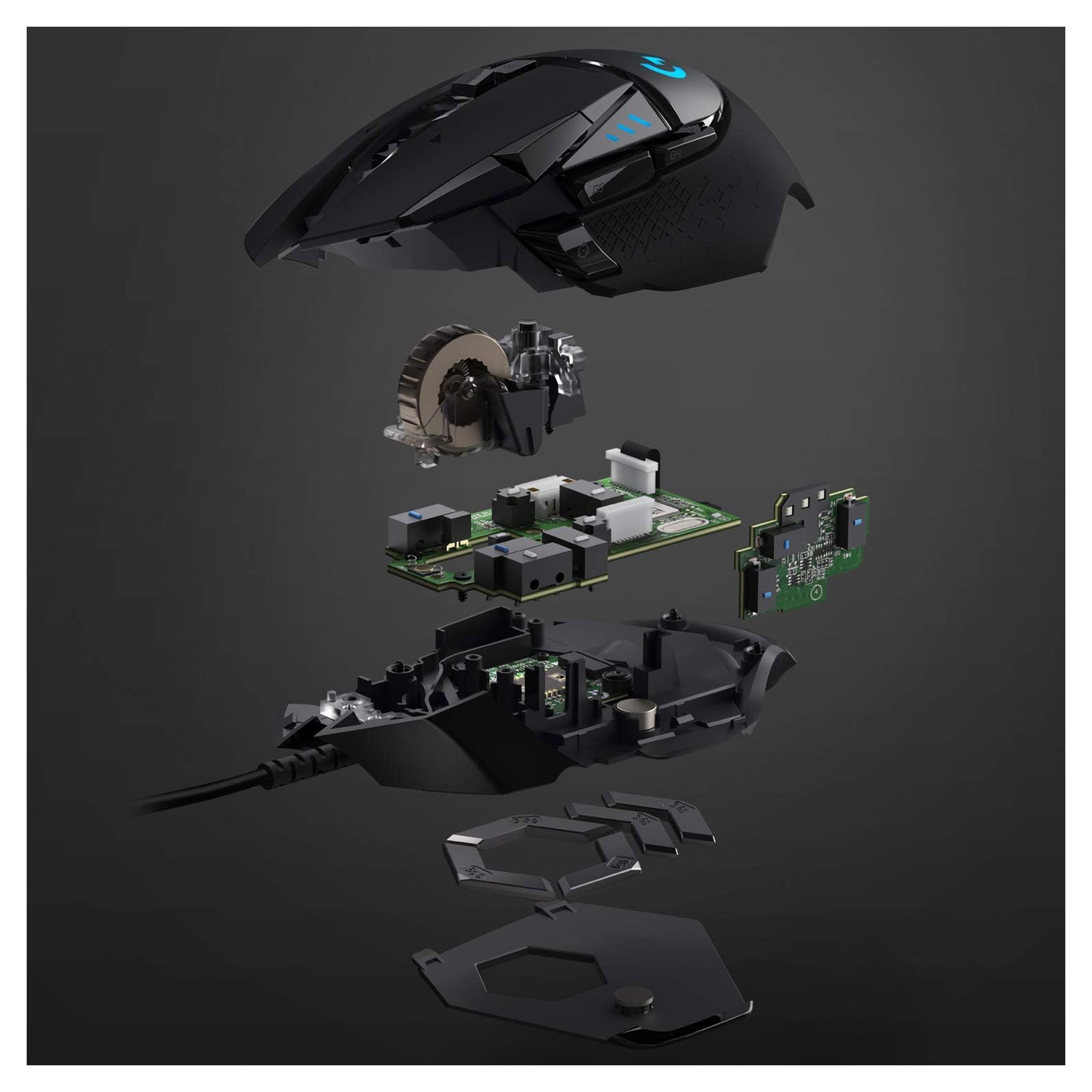 Logitech G502 HERO High Performance Wired Gaming Mouse – 25K DPI, RGB Lighting - Hubitx