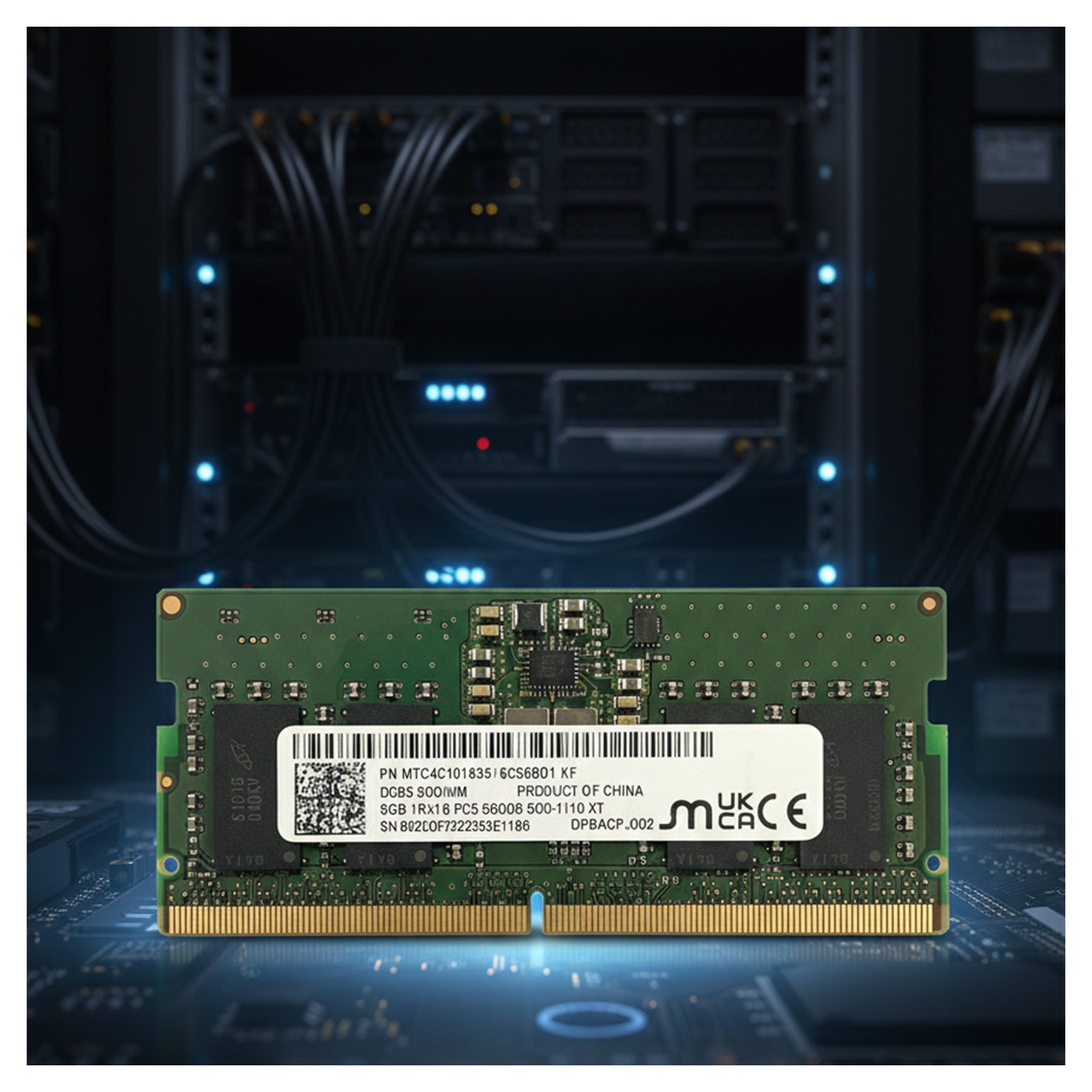 Micron 8GB DDR5 RAM 5600MHz MTC4C10163S1SC56BG1 BF - Hubitx