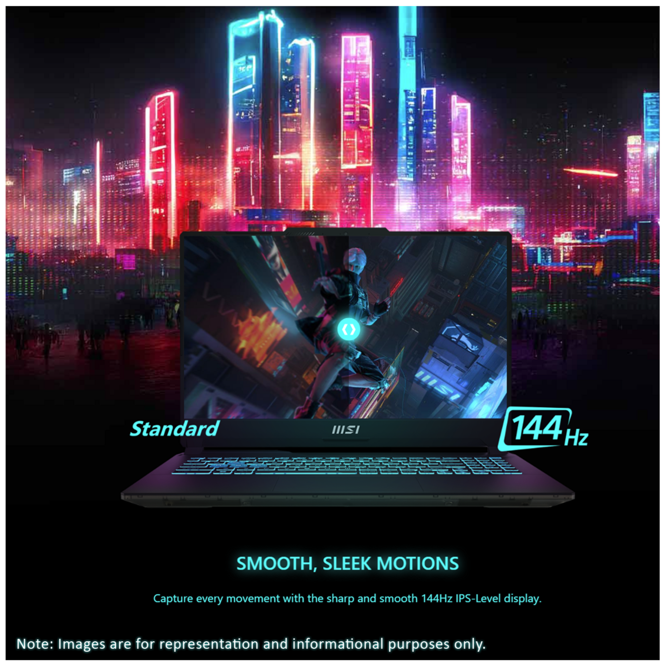 MSI Cyborg 15 Gaming Laptop – i7 - 12650H, RTX 4060, 15.6" FHD 144Hz - Hubitx