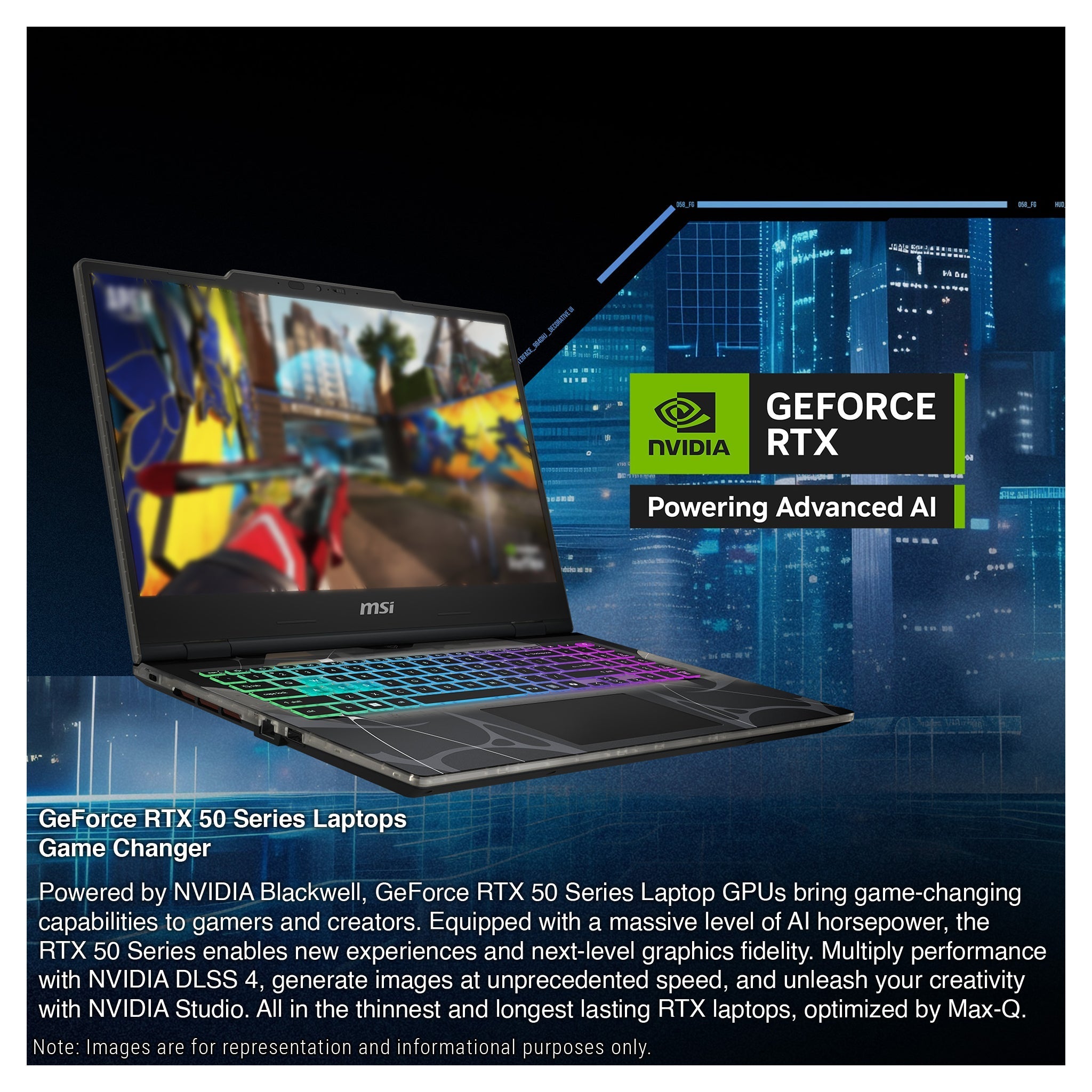 MSI Cyborg 15 Gaming Laptop – Intel 7 - 240H, RTX 5060, 15.6" FHD 144Hz - Hubitx