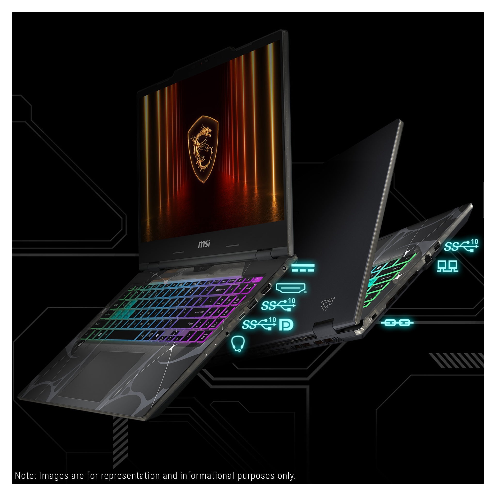 MSI Cyborg 15 Gaming Laptop – Intel 7 - 240H, RTX 5060, 15.6" FHD 144Hz - Hubitx