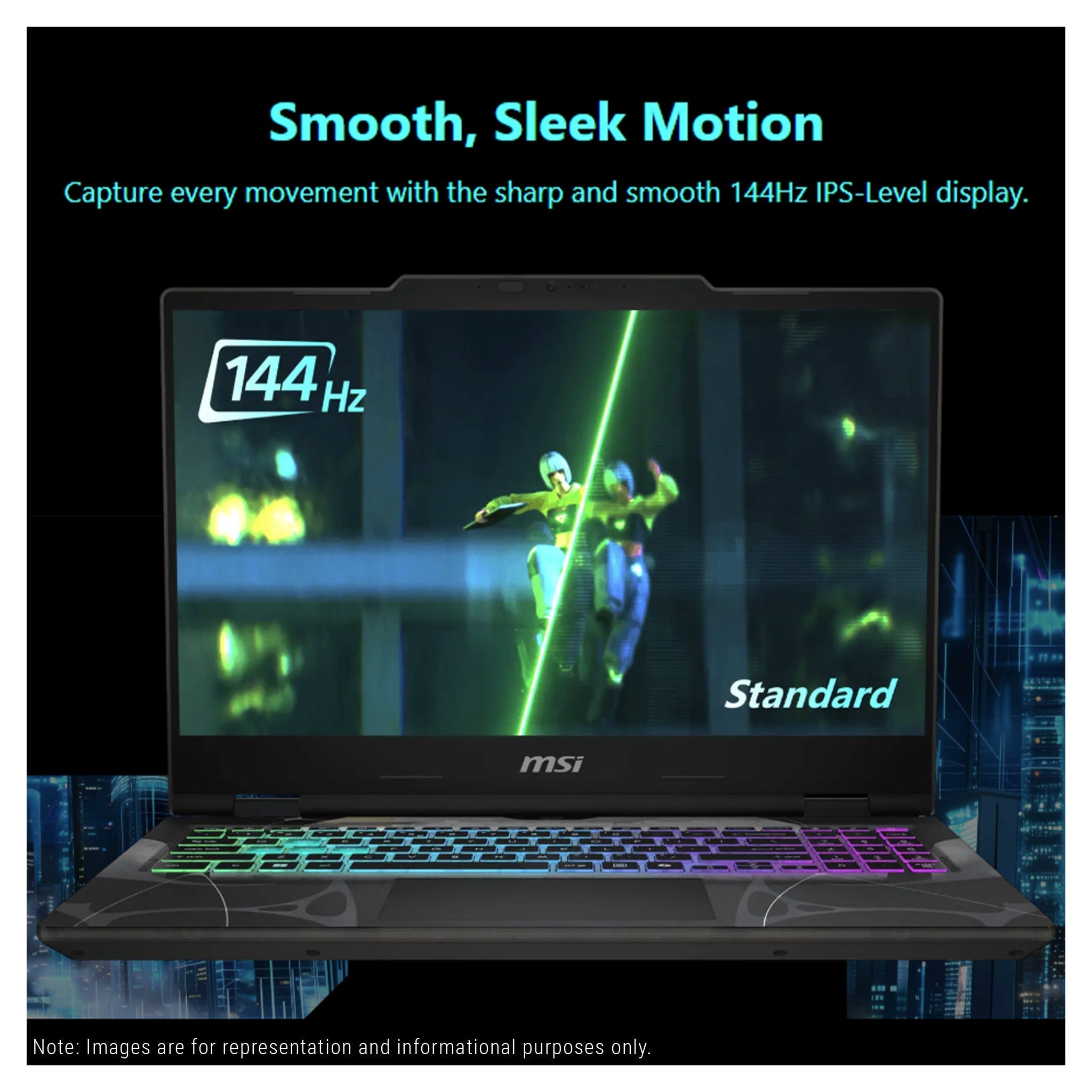 MSI Cyborg 15 Gaming Laptop – Intel 7 - 240H, RTX 5060, 15.6" FHD 144Hz - Hubitx
