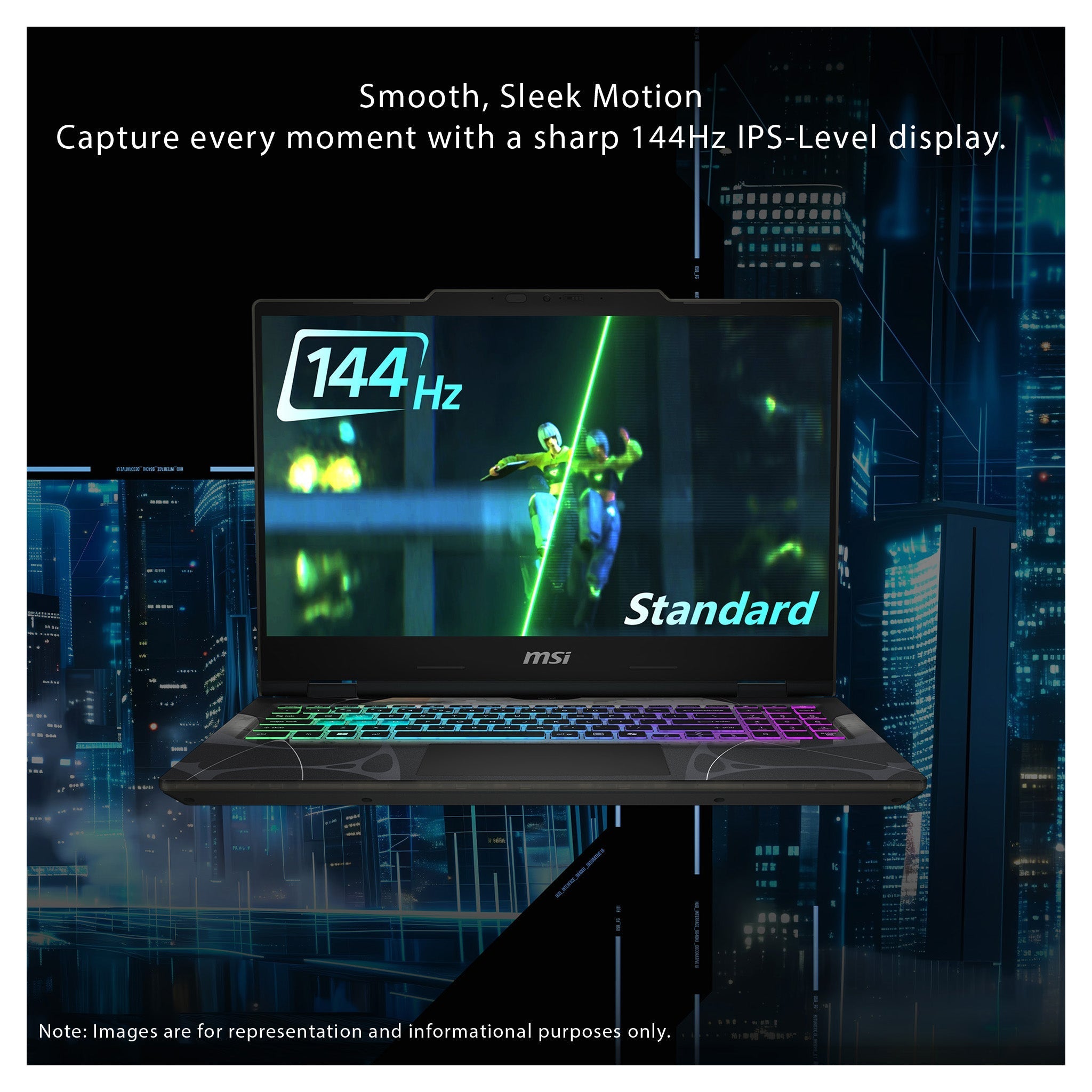 MSI Cyborg 17 Gaming Laptop – Core 7 240H, RTX 5060, 17.3" FHD 144Hz - Hubitx