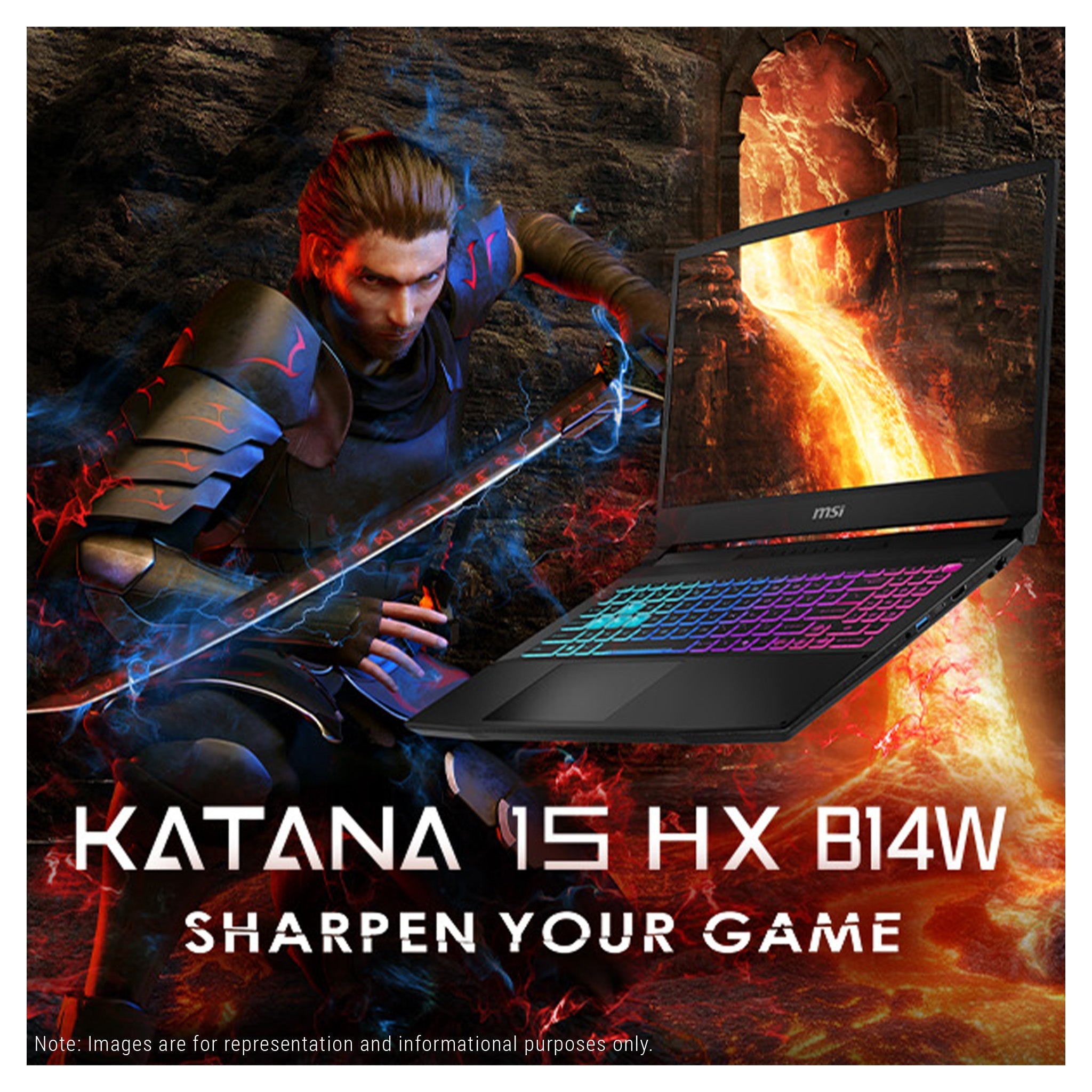 MSI Katana 15 HX Gaming Laptop – i7 - 14650HX, RTX 5070, 15.6" QHD 165Hz - Hubitx