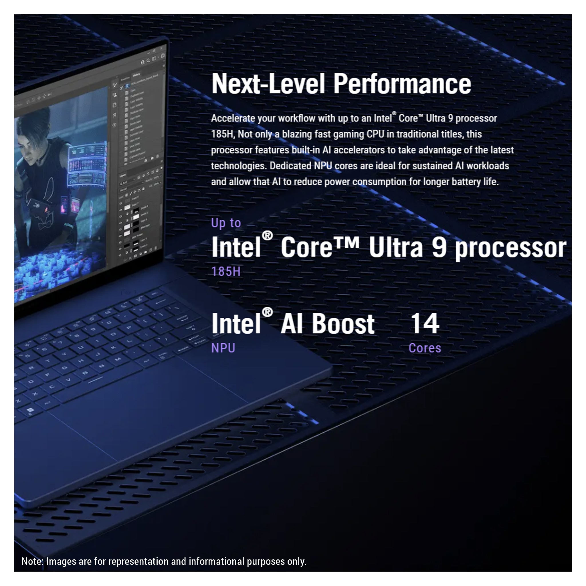 MSI Stealth 18 AI Studio – Ultra 9 185H, RTX 4080, 18" QHD+ 240Hz - Hubitx