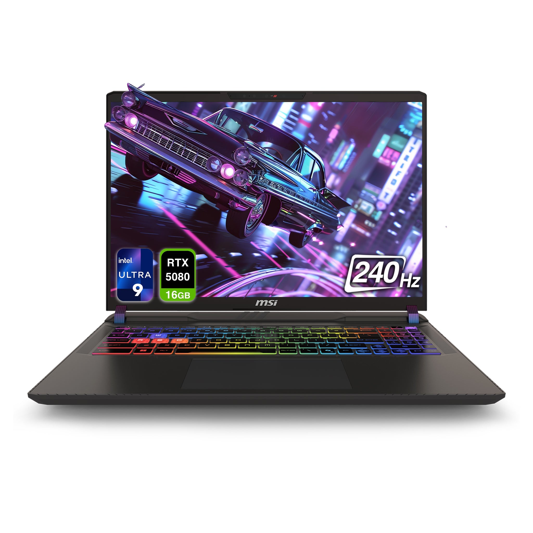 MSI Vector 16 HX AI Gaming Laptop, Intel Ultra 9 - 275HX, 16" WQXGA 240Hz, RTX 5080 (Used - Like New) - Hubitx