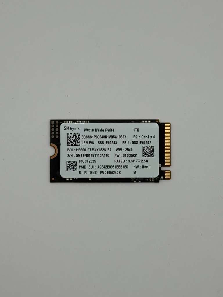SK hynix PVC10 1TB NVMe PCIe Gen4 SSD M.2 2242 – HFS001TEM4X182N - Hubitx