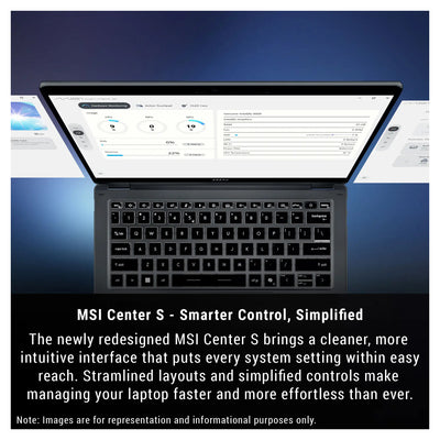 MSI Prestige 16 AI+ Copilot+ Laptop, Intel Ultra X7-358H, 32 GB LPDDR5x RAM, 1 TB PCIe SSD, 16" 2.8K (2880x1800) Touchscreen, Intel Arc B390, Backlit Keyboard, W11 Home, Platinum Gray+Traix MousePad - Resim 2
