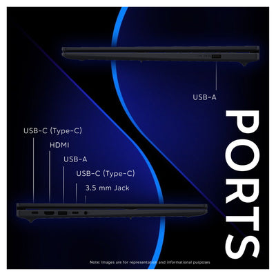 Asus Vivobook Copilot+ Laptop, AMD Ryzen 7-260, 32 GB DDR5 RAM, 1 TB PCIe SSD, 18" WUXGA (1920x1200) 144Hz Display, AMD Radeon Graphics, Backlit Keyboard, W11 Home, Quiet Blue + Traix MousePad Outlet - Resim 5