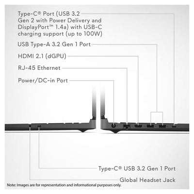 Alienware 15 Gaming Laptop, Intel 7-240H, 16 GB DDR5 RAM, 512 GB PCIe SSD, 15.3" WUXGA (1920x1200) 165Hz, Nvidia G-Force RTX 4050, White Backlit Keyboard, W11 Home, Black + Traix MousePad - Resim 4