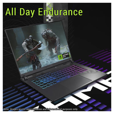 Asus ROG Strix G16 Gaming Laptop, AMD Ryzen 9 9955HX, 16 GB DDR5 RAM, 1 TB PCIe SSD, 16" 2.5K (2560x1600) 300Hz, NVIDIA G-Force RTX 5070, Backlit Keyboard, W11 Home, Eclipse Gray + Traix MousePad - Resim 4