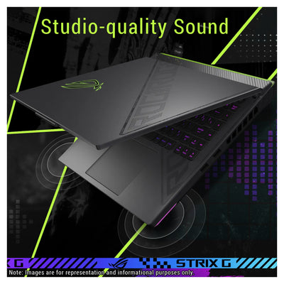 Asus ROG Strix G16 Gaming Laptop, AMD Ryzen 9 9955HX, 16 GB DDR5 RAM, 1 TB PCIe SSD, 16" 2.5K (2560x1600) 300Hz, NVIDIA G-Force RTX 5070, Backlit Keyboard, W11 Home, Eclipse Gray + Traix MousePad - Resim 5
