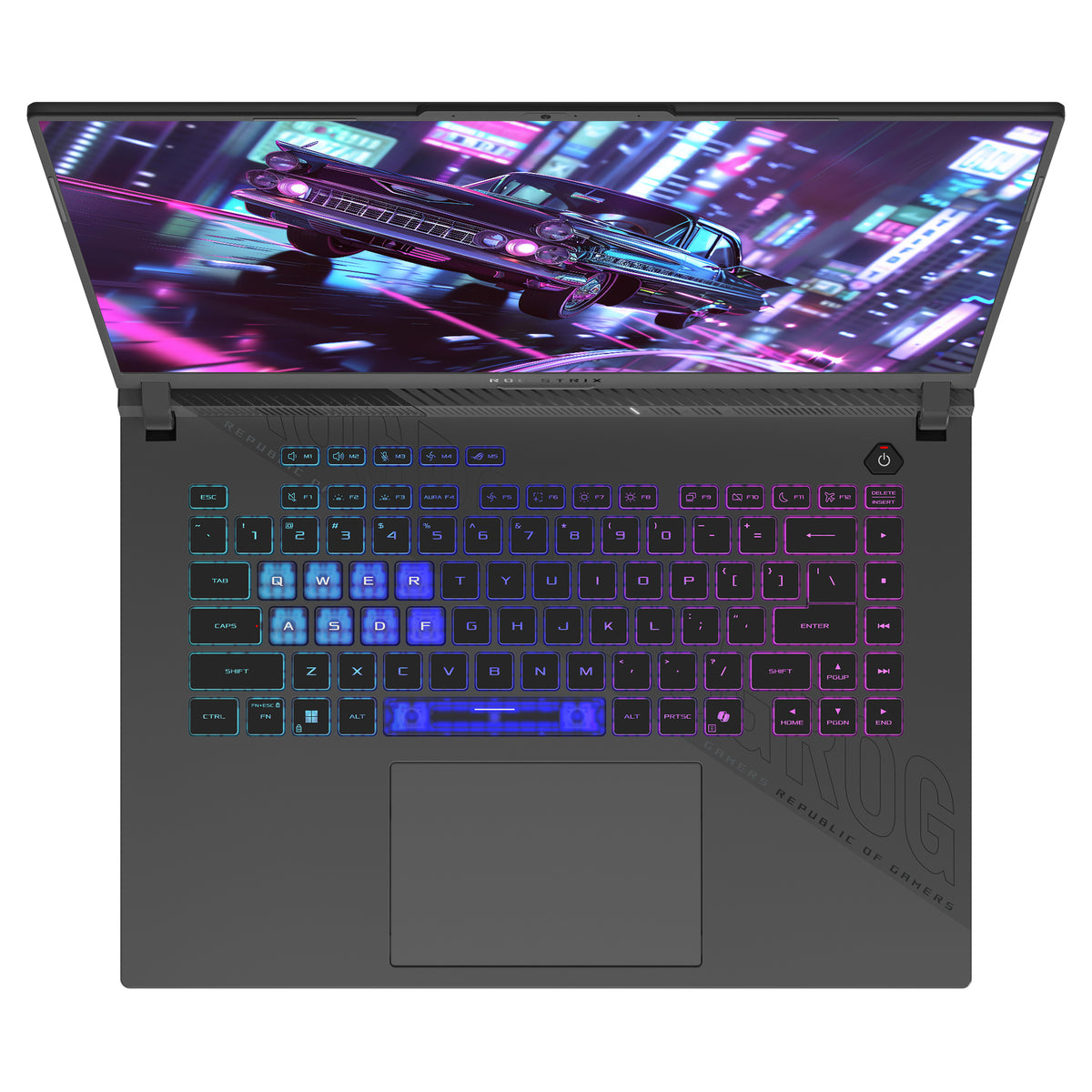 Asus ROG Strix G16 Gaming Laptop, AMD Ryzen 9 9955HX, 16 GB DDR5 RAM, 1 TB PCIe SSD, 16" 2.5K (2560x1600) 300Hz, NVIDIA G-Force RTX 5070, Backlit Keyboard, W11 Home, Eclipse Gray + Traix MousePad - Resim 6