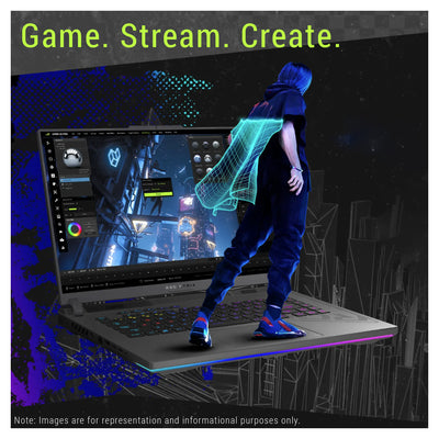 Asus ROG Strix G16 Gaming Laptop, AMD Ryzen 9 9955HX, 16 GB DDR5 RAM, 1 TB PCIe SSD, 16" 2.5K (2560x1600) 300Hz, NVIDIA G-Force RTX 5070, Backlit Keyboard, W11 Home, Eclipse Gray + Traix MousePad - Resim 2