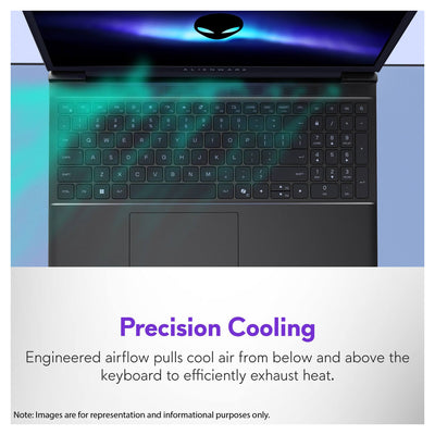 Alienware 15 Gaming Laptop, AMD Ryzen 7-260, 16 GB DDR5 RAM, 1 TB PCIe SSD, 15.3" WUXGA (1920x1200) 165Hz, Nvidia G-Force RTX 5050, RGB Backlit Keyboard, W11 Home, Black + Traix MousePad - Resim 2