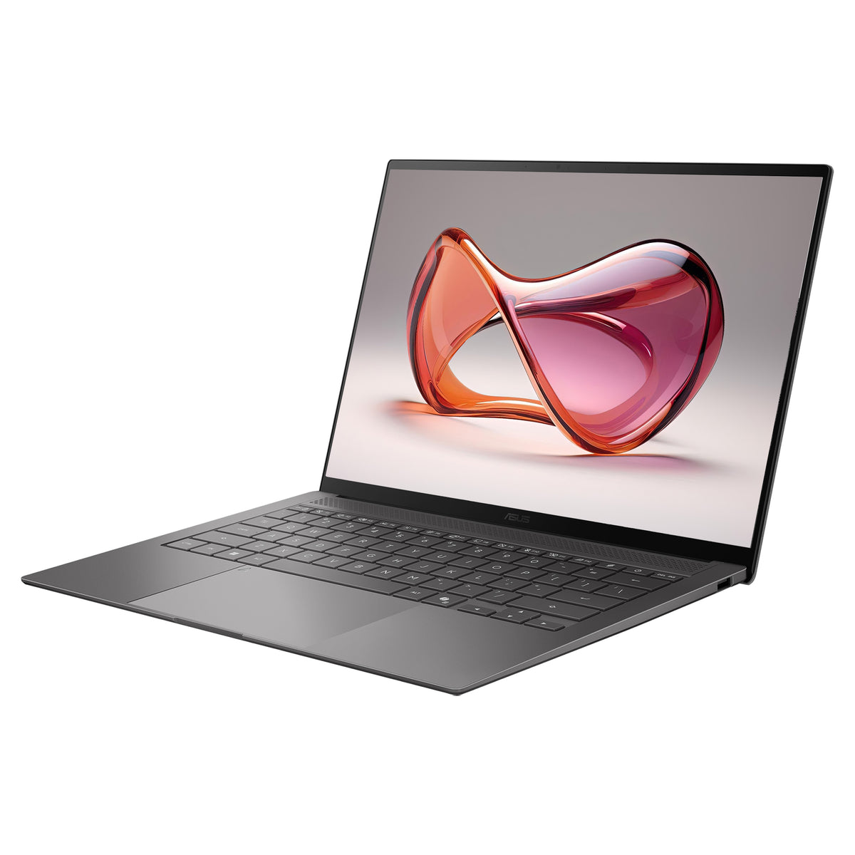Asus Zenbook S14 Laptop, Intel Ultra 7-356H, 32 GB LPDDR5X RAM, 1 TB PCIe SSD, 14" WQXGA+ (2880x1800) 120Hz OLED Touchscreen, Intel Graphics, Backlit Keyboard, W11 Pro, Antrim Grey + Traix MousePad - Resim 8