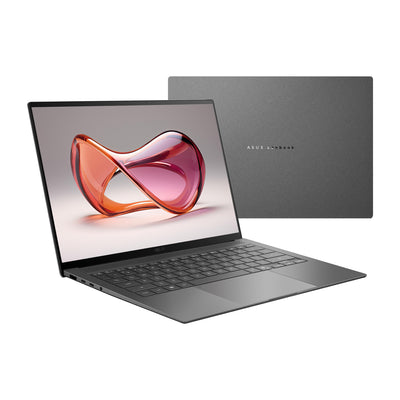 Asus Zenbook S14 Laptop, Intel Ultra 7-356H, 32 GB LPDDR5X RAM, 1 TB PCIe SSD, 14" WQXGA+ (2880x1800) 120Hz OLED Touchscreen, Intel Graphics, Backlit Keyboard, W11 Pro, Antrim Grey + Traix MousePad - Resim 9
