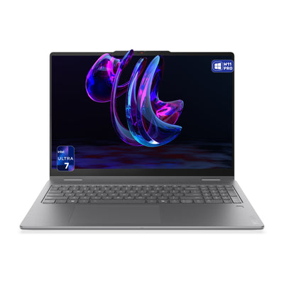 Lenovo Yoga 7i 2in1 Aura Edition Laptop, Intel Ultra 7 355, 16" WUXGA (1920x1200) Touchscreen, Integrated Graphics, W11 Pro