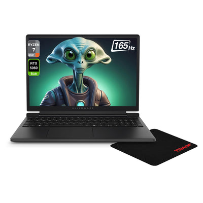 Alienware 15 Gaming Laptop, Ryzen 7 260, 15.3" RTX 5060 + Traix MousePad - Hubitx