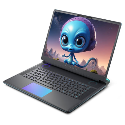 Alienware 16 Area 51 Gaming Laptop, Intel Ultra 9 275HX, 32 GB DDR5 RAM, 1 TB PCIe SSD, 16" WQXGA (2560x1600) 240Hz, NVIDIA G-Force RTX 5070Ti, Backlit Keyboard, W11 Home, Liquid Teal+Traix MousePad - Hubitx