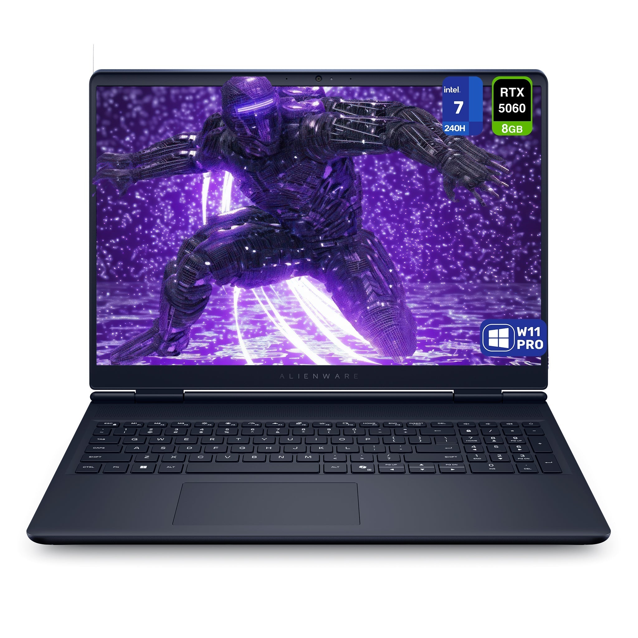 Alienware 16 Aurora – Intel Core 7 240H, RTX 5060, 16" 2.5K 120Hz, W11 Pro (Used - Like New) - Hubitx